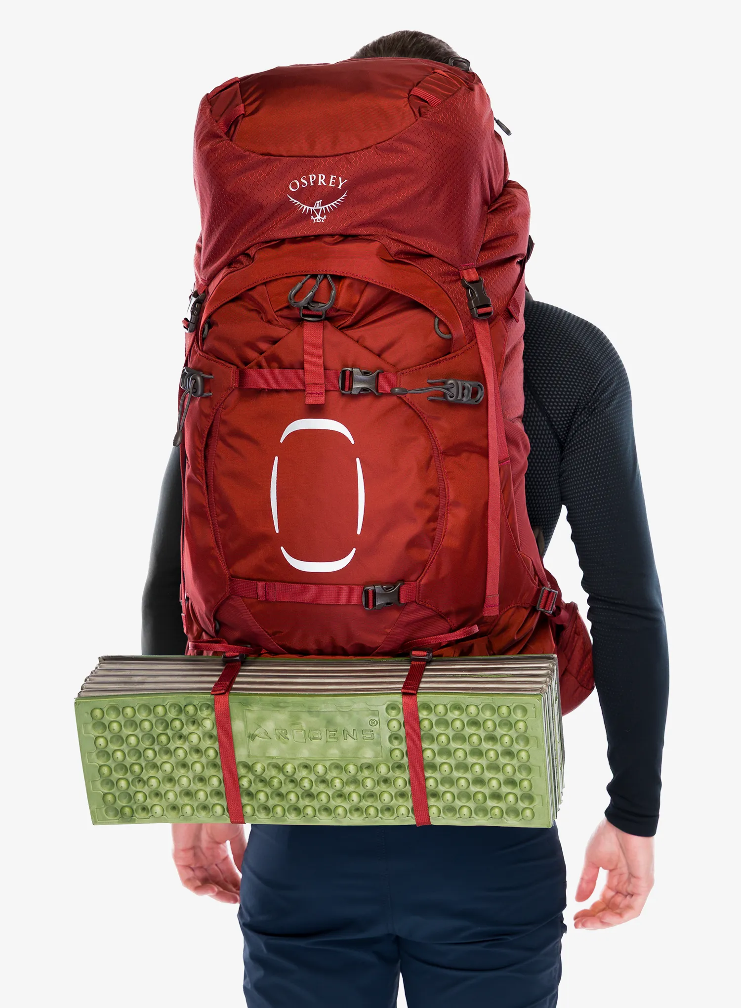 Rucsac trekking Osprey Aether 65 - deep acorn red