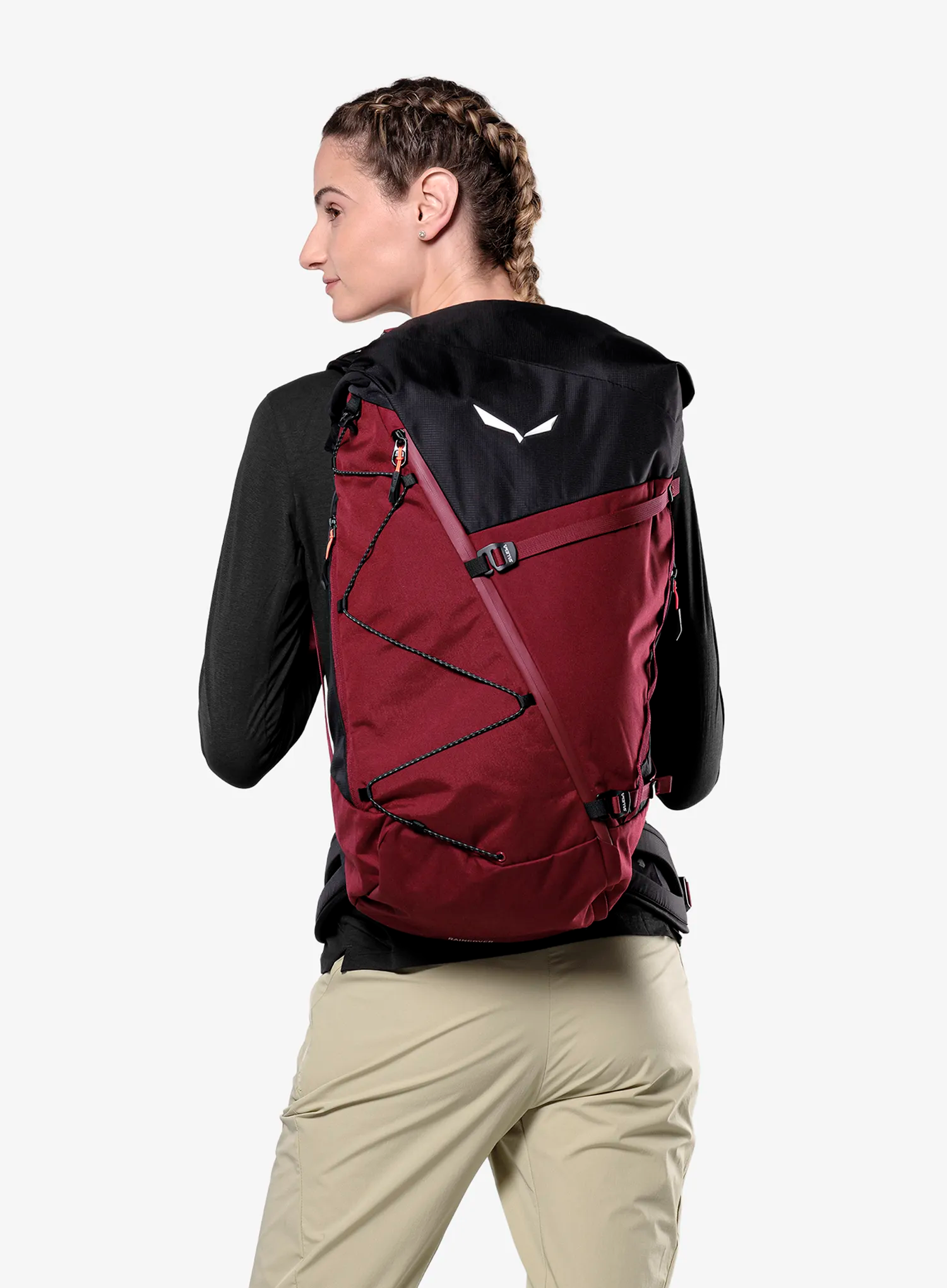 Rucsac de drumeție pentru femei Salewa Puez 32+5L BP - syrah/black out