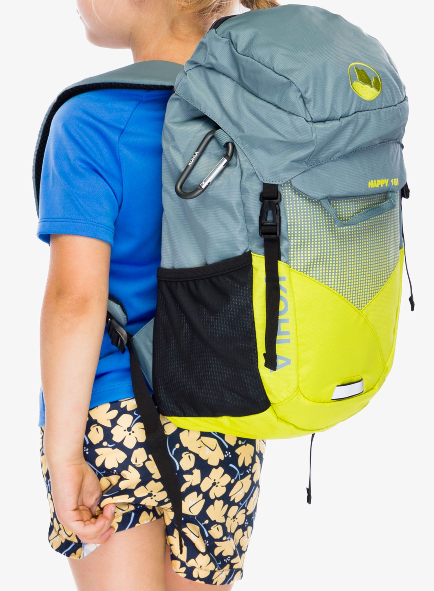 Rucsac drumetie copii Kohla Happy 15L - stormy sea/sulphur spring