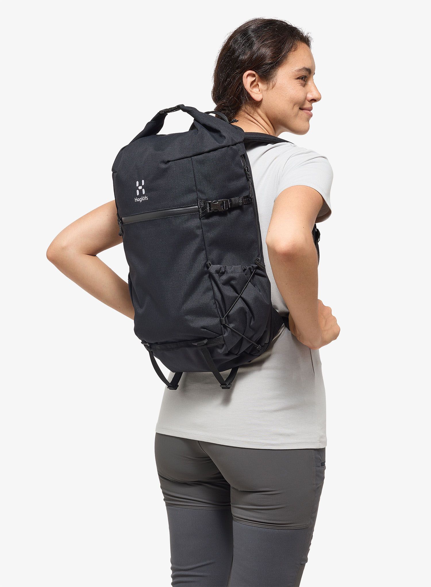 Rucsac drumetie Haglofs Ardos Rolltop 22 - true black
