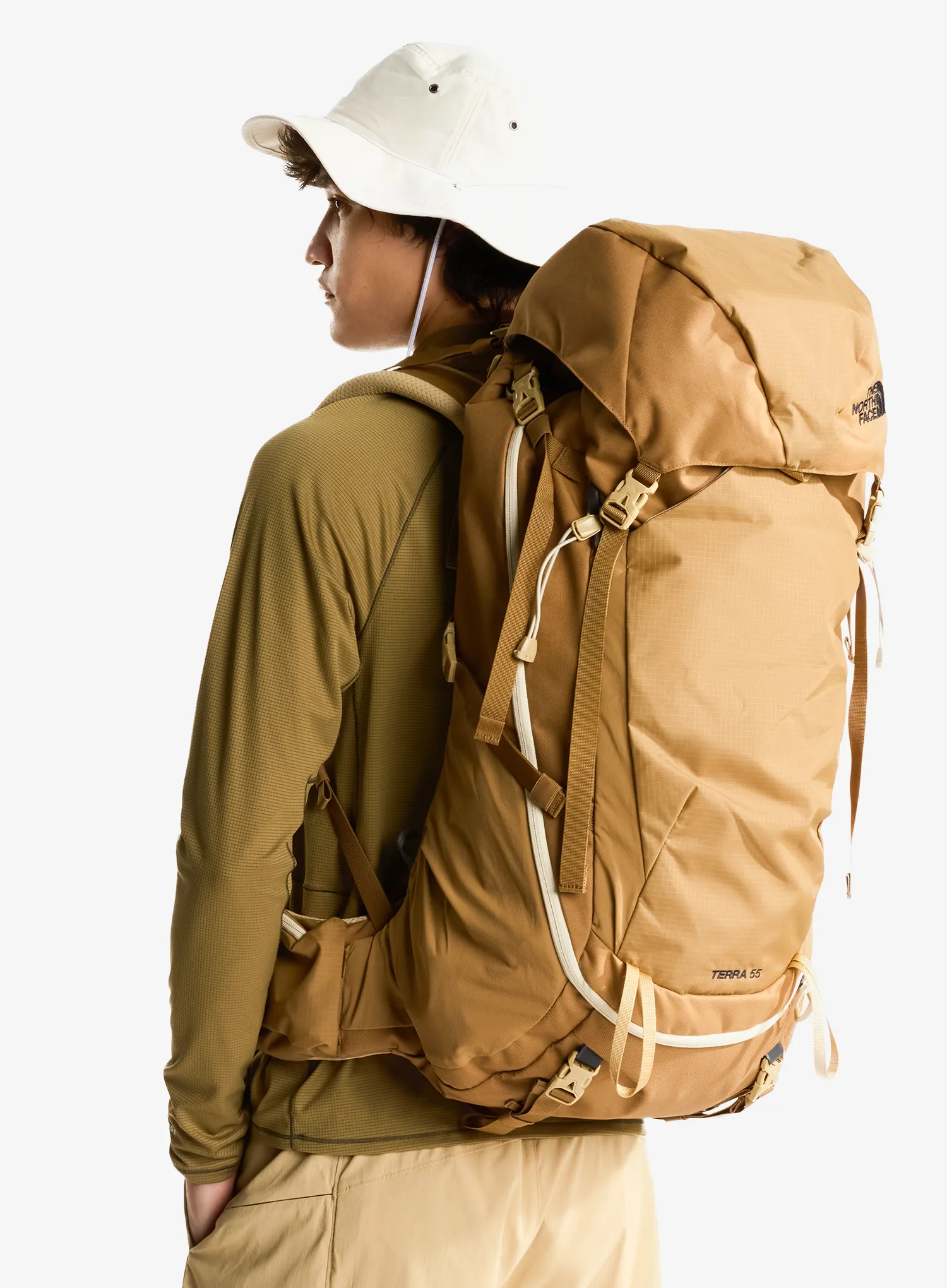 Rucsac drumetie The North Face Terra 55 - utility brown/khaki stone
