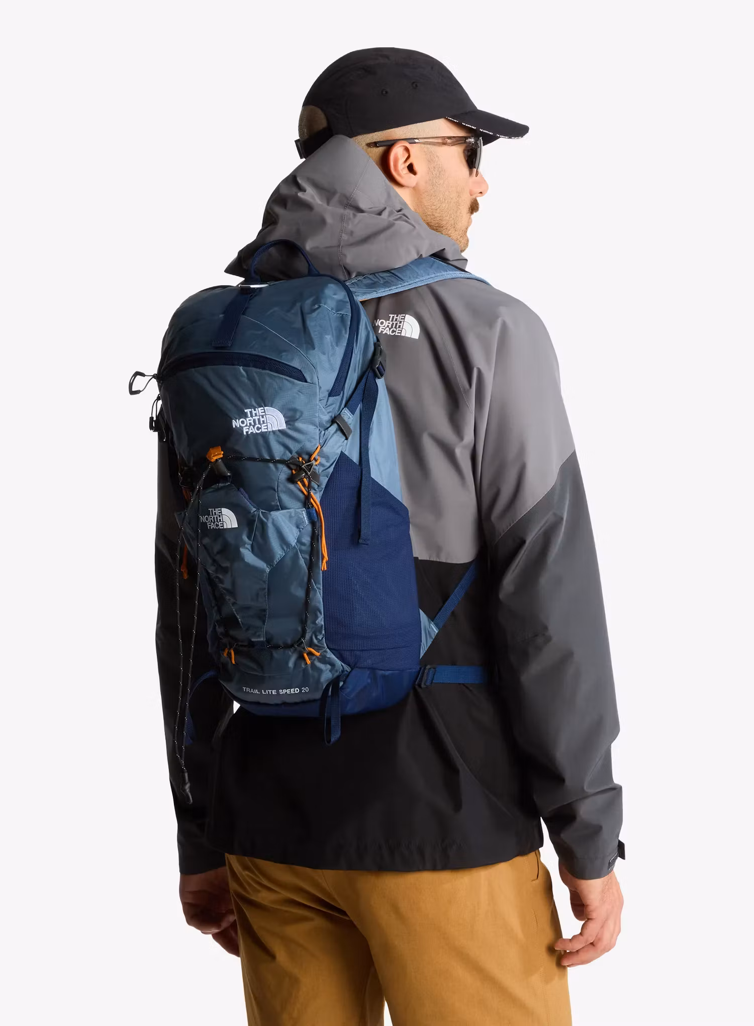 Rucsac drumetie The North Face Trail Lite Speed 20 - grey/navy/orange