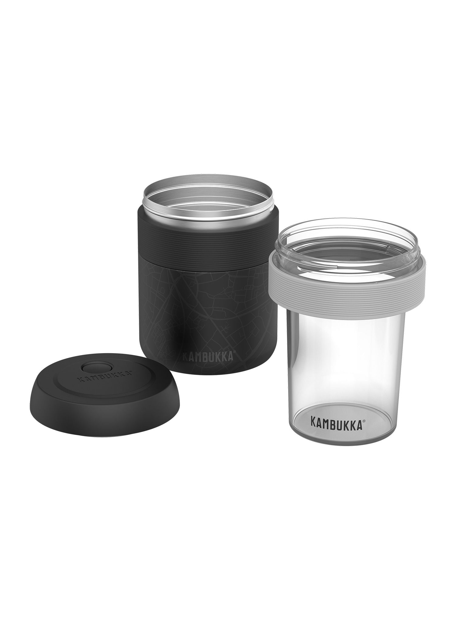 Recipient Kambukka Micro Compartment 400 ml - grey
