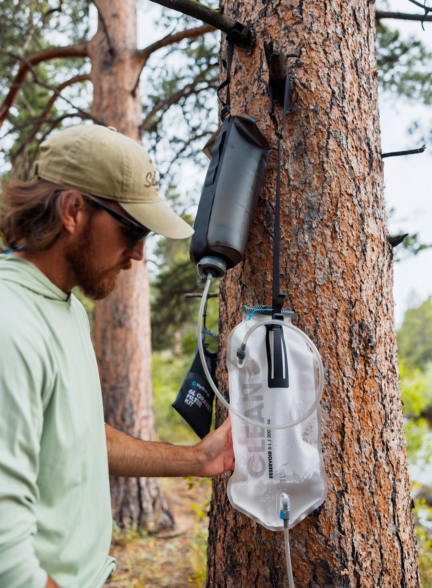 Rezervor apă HydraPak Seeker+ Gravity Filter Kit - mammoth grey