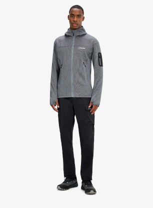 Fleece Berghaus Pravitale MTN 2.0 Hooded Jacket - granite/cavern