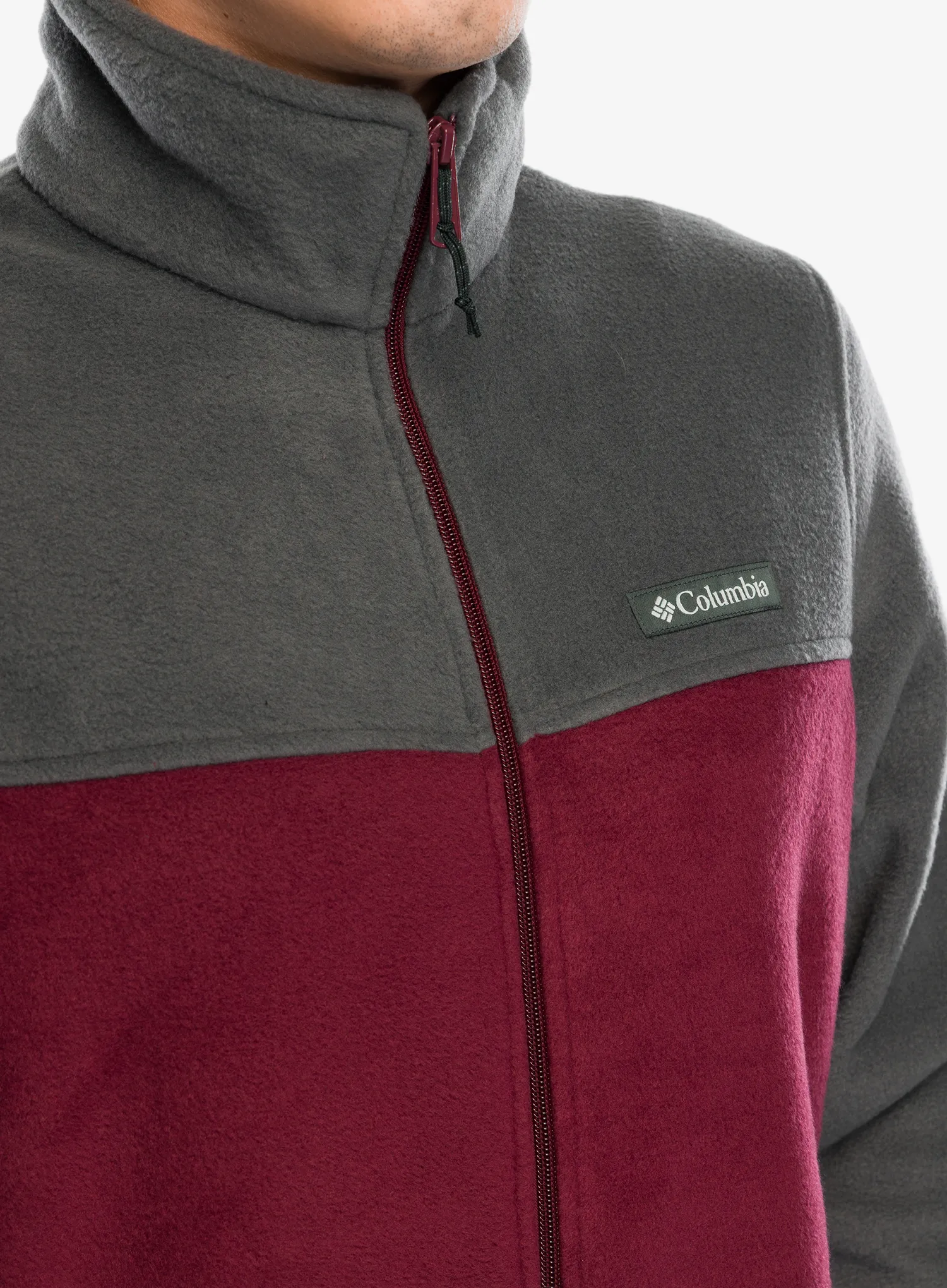 Fleece Columbia Steens Mountain 2.0 - shark/rich wine