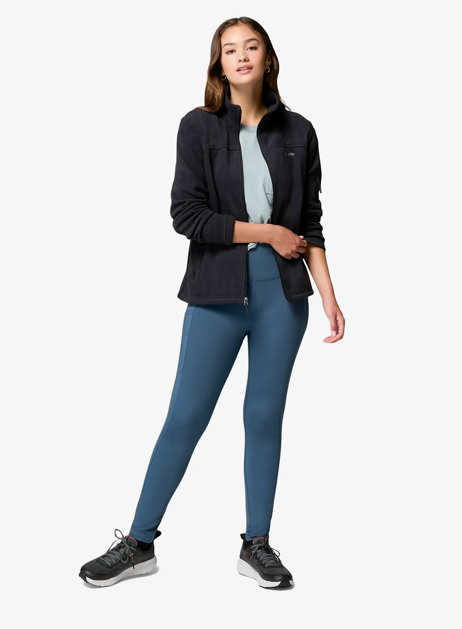 Fleece femei Columbia Fast Trek II Jacket - black