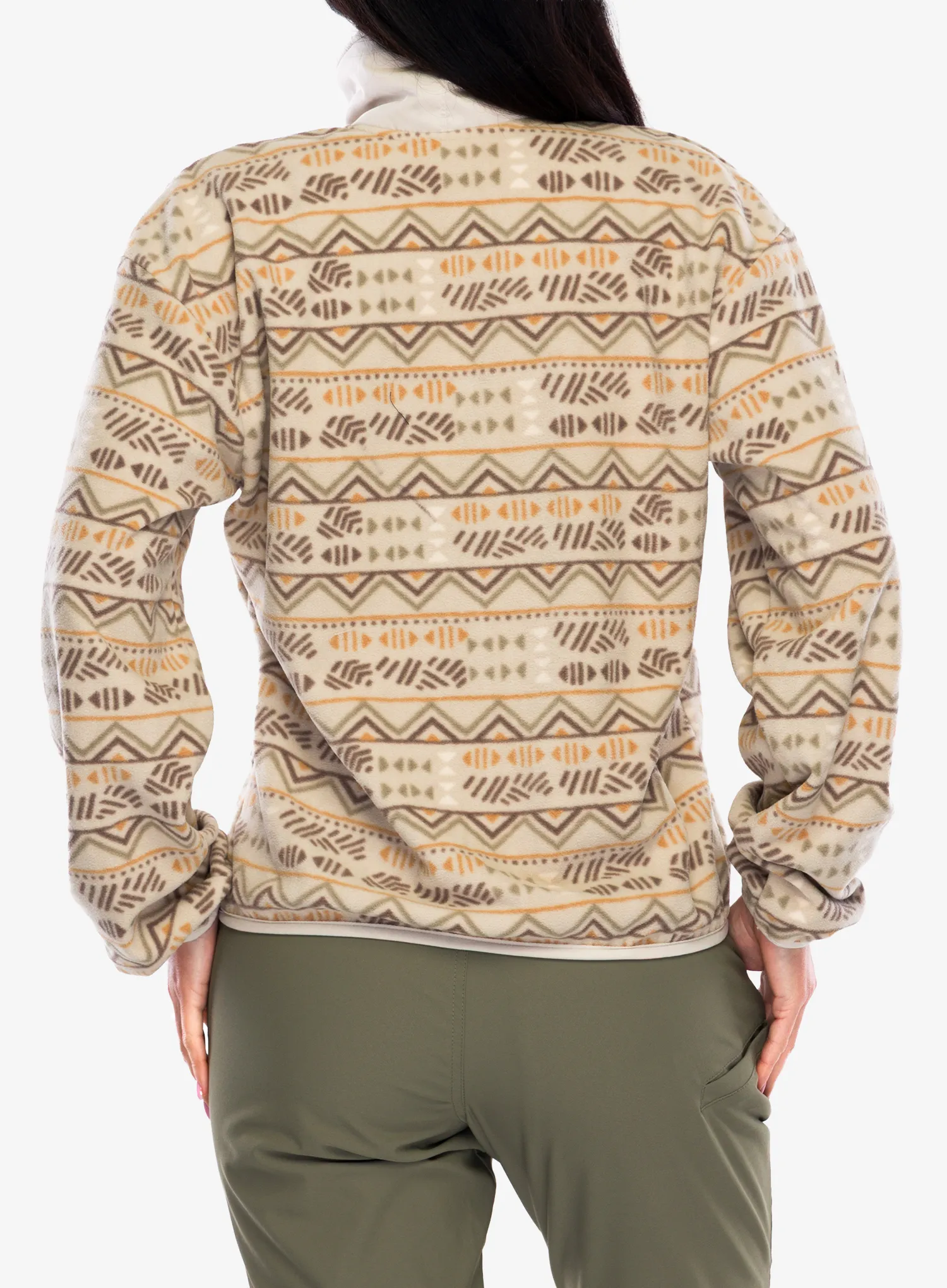 Fleece femei Columbia Sequoia Grove Printed Half Zip - dark stone horizons