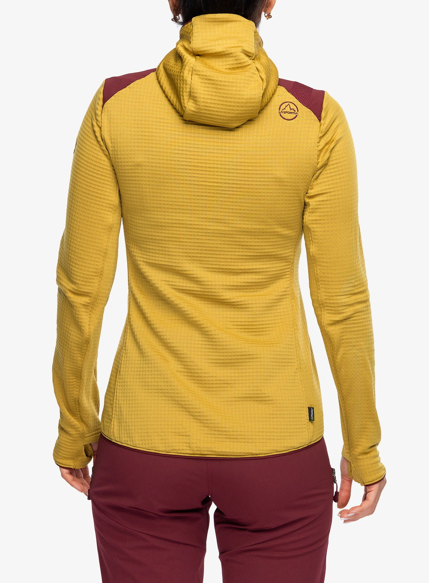 Fleece femei La Sportiva Lucendro Thermal Hoody - savana/redwood