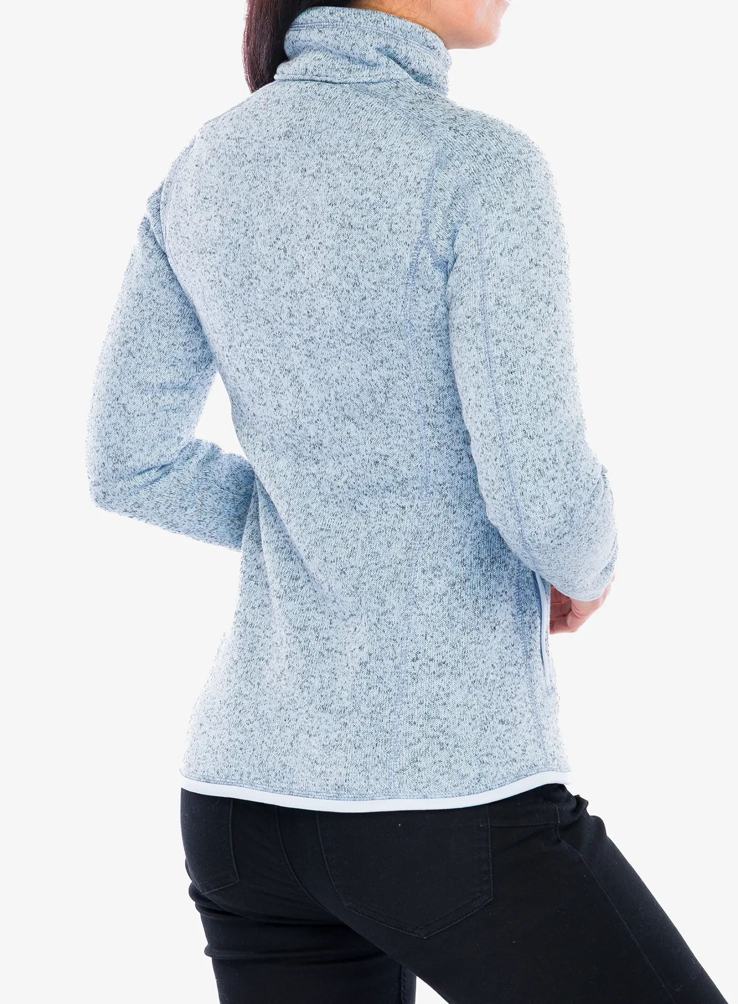 Fleece femei Patagonia Better Sweater Jacket - fleck blue