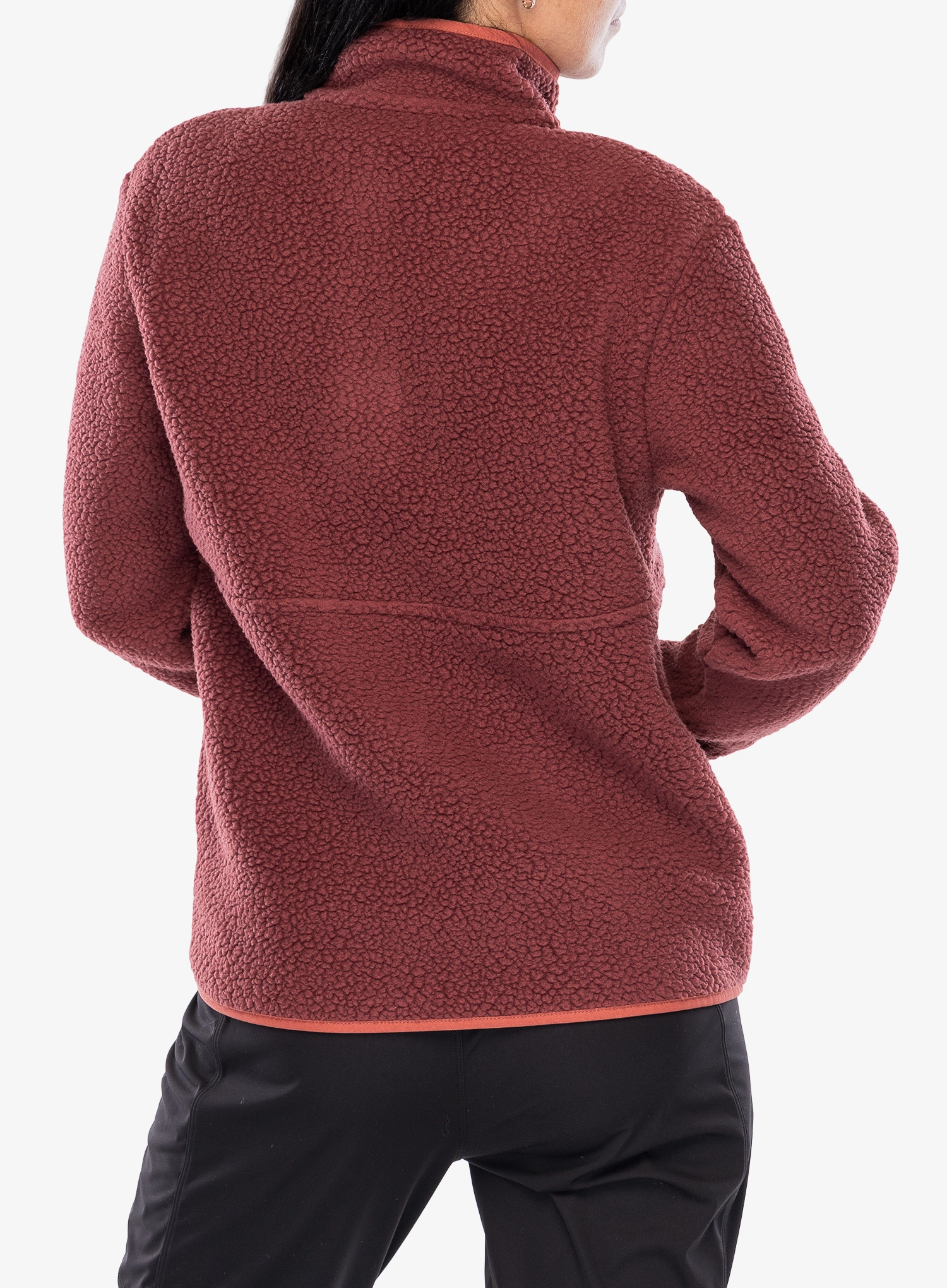Fleece femei Patagonia Retro Pile Marsupial - sequoia red