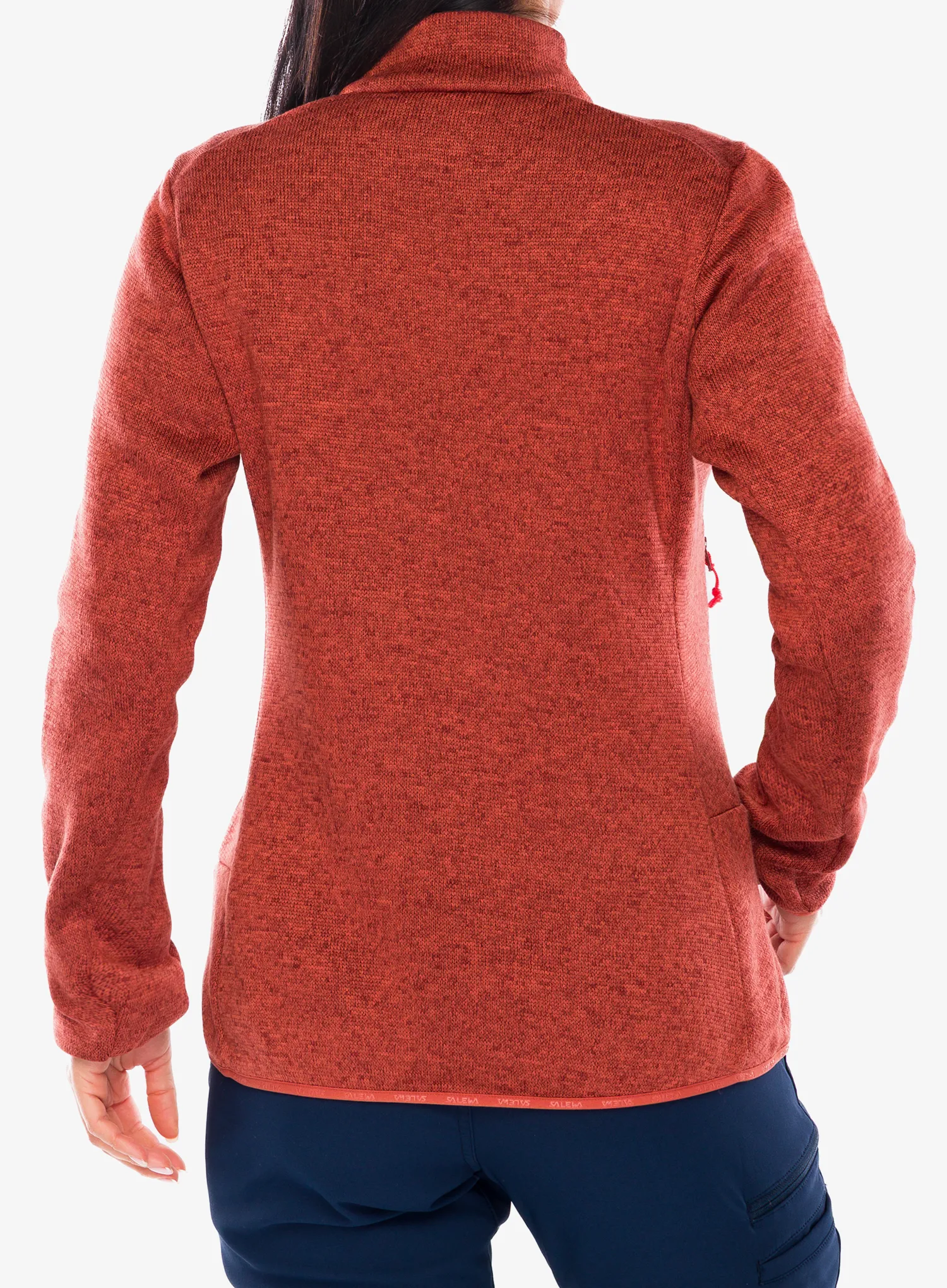 Fleece femei Salewa Puez Rocca PL Jacket - etruscan red