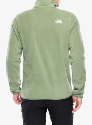 Fleece The North Face Glacier Fleece 1/4 Zip Jacket - bark mist