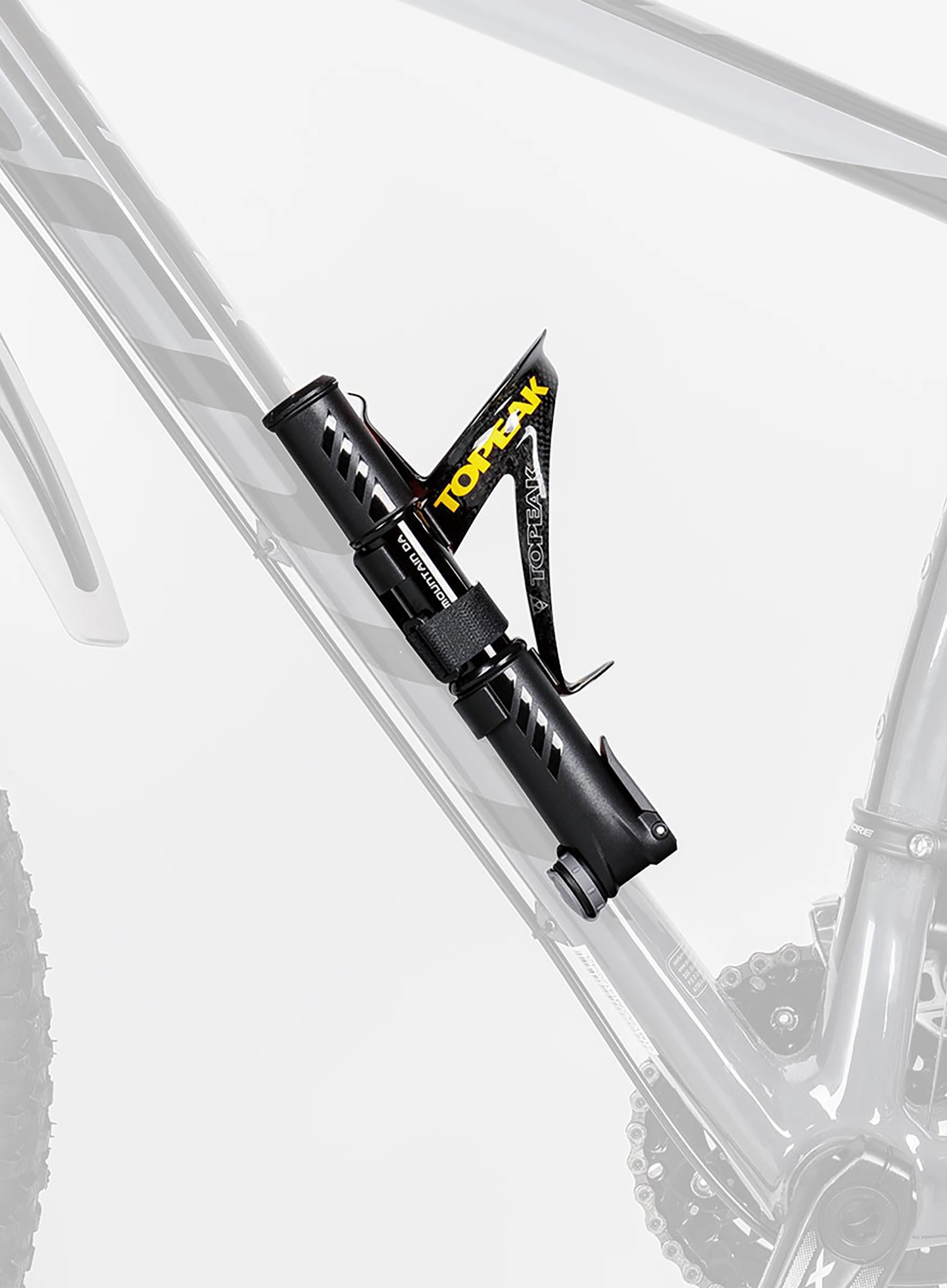 Pompă bicicletă Topeak Mountain DA - black