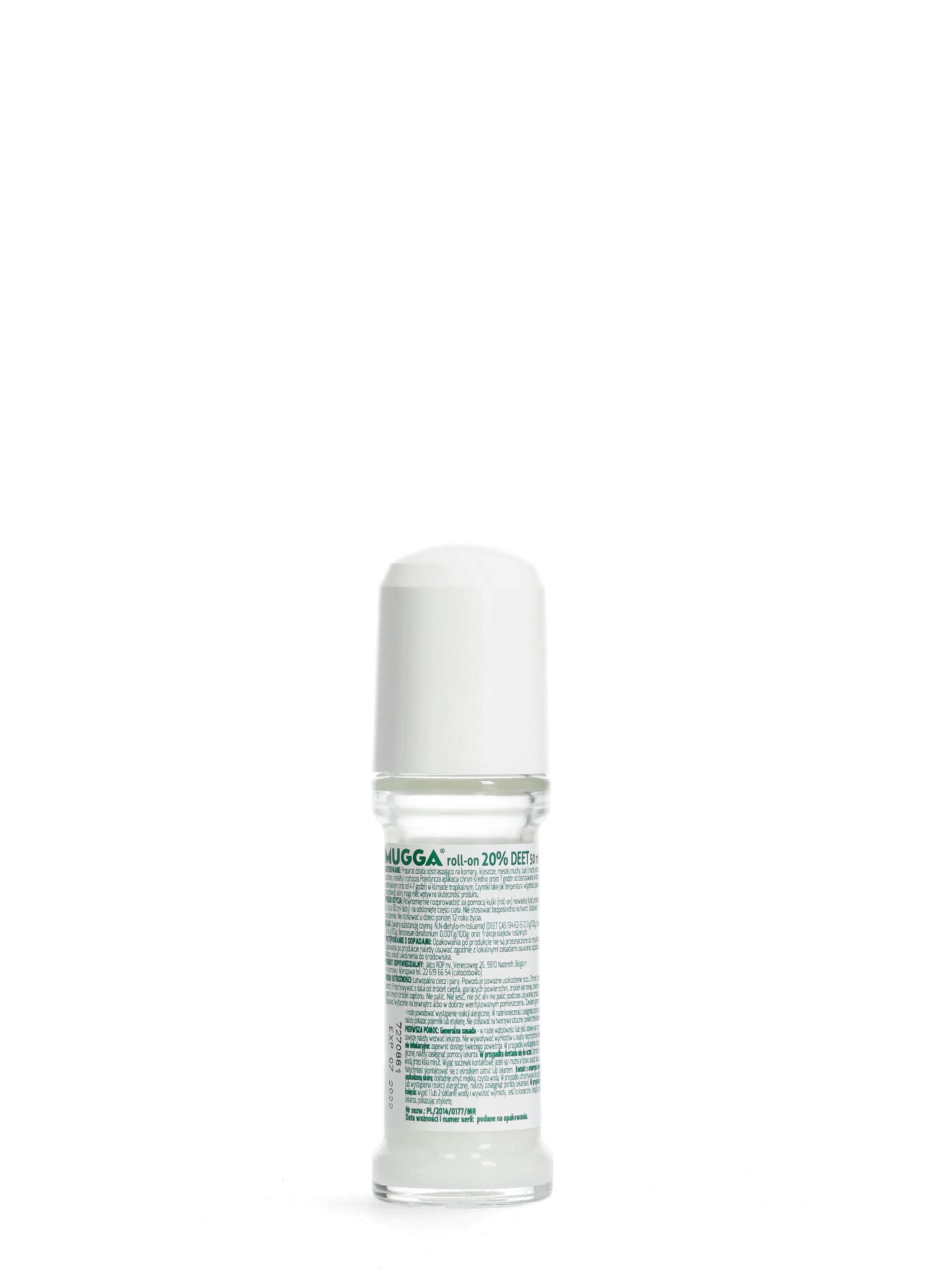 Repelent de insecte MUGGA Roll-On 20% 50ml