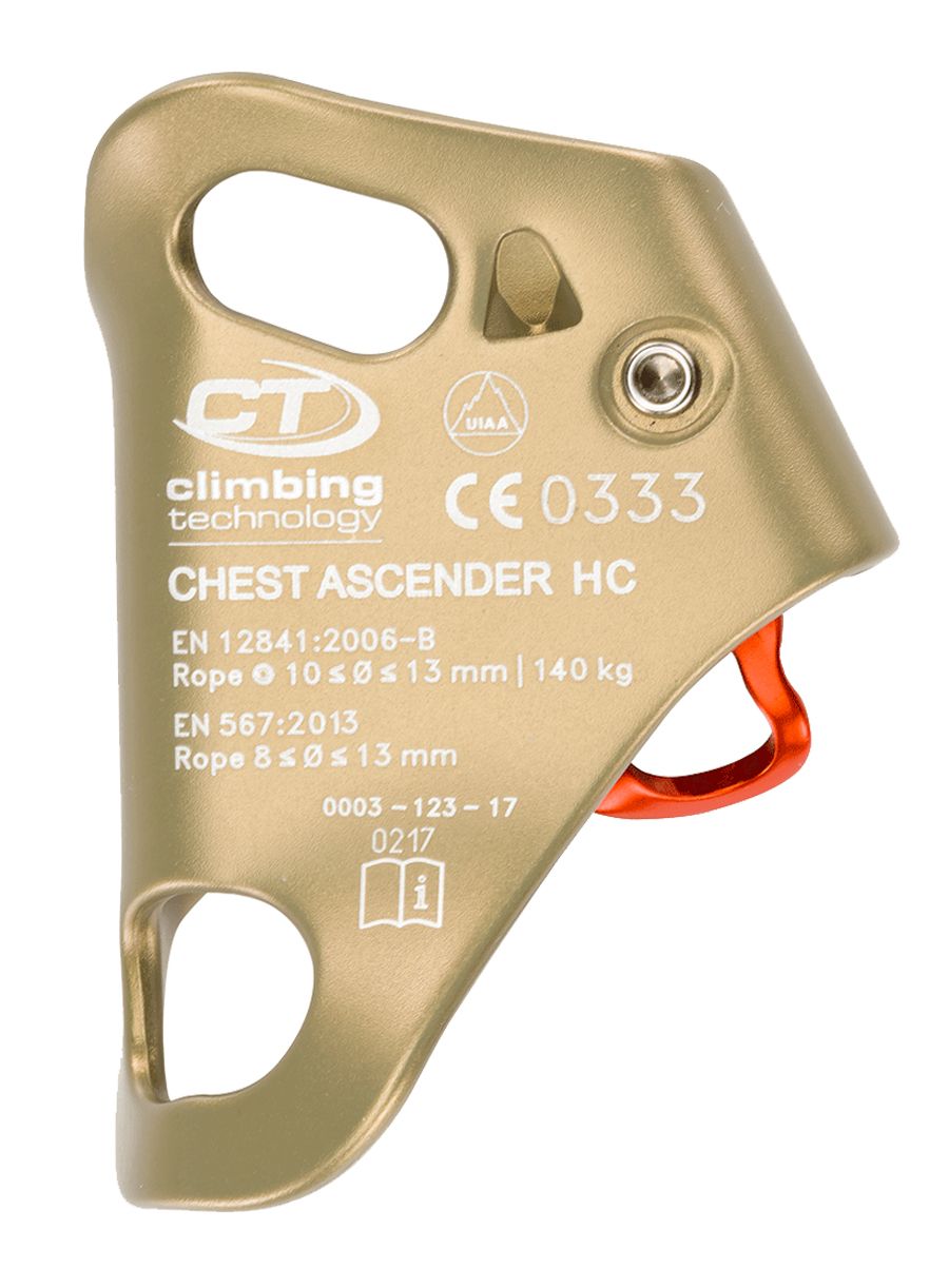 Dispozitiv blocare Climbing Technology/SKYLOTEC Chest Ascender+ HC - grey