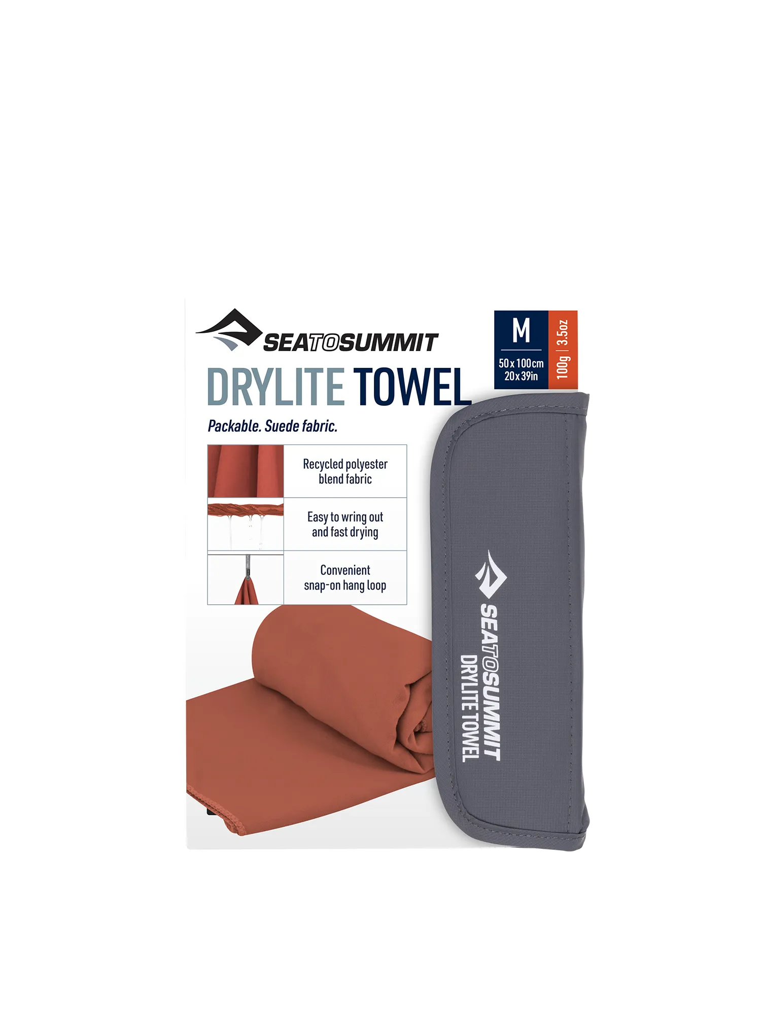 Prosop par uscare rapida Sea To Summit DryLite Towel M - picante