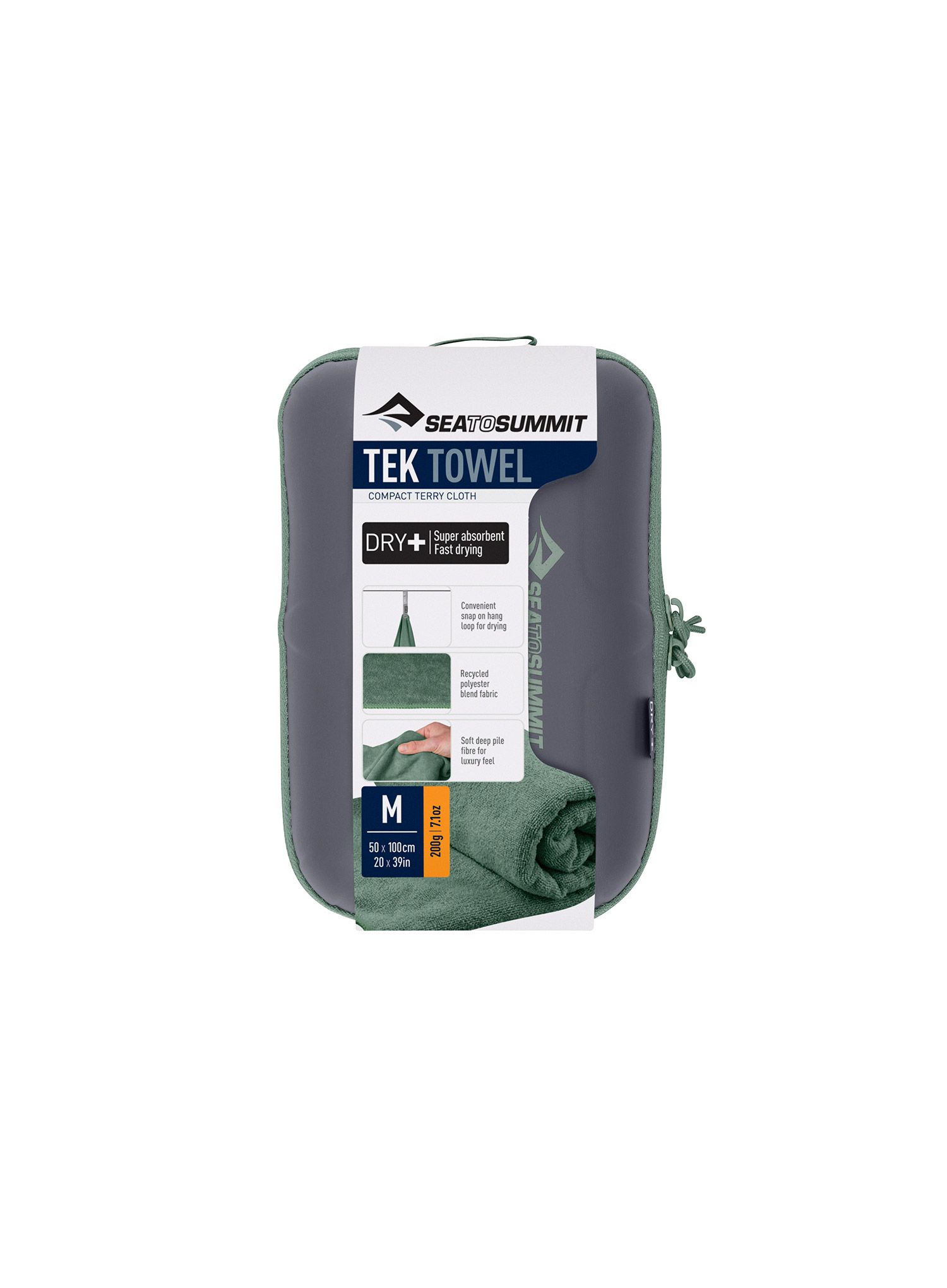 Prosop par uscare rapida Sea To Summit Tek Towel M - sage