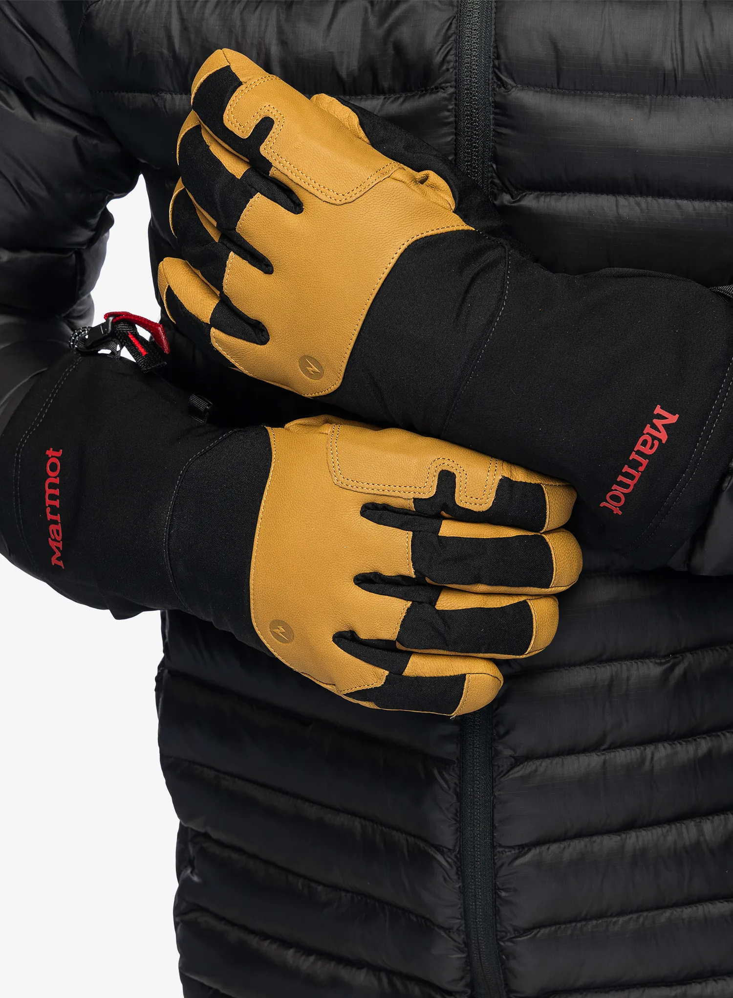 Manusi munte Marmot Exum Guide Glove - black/tan