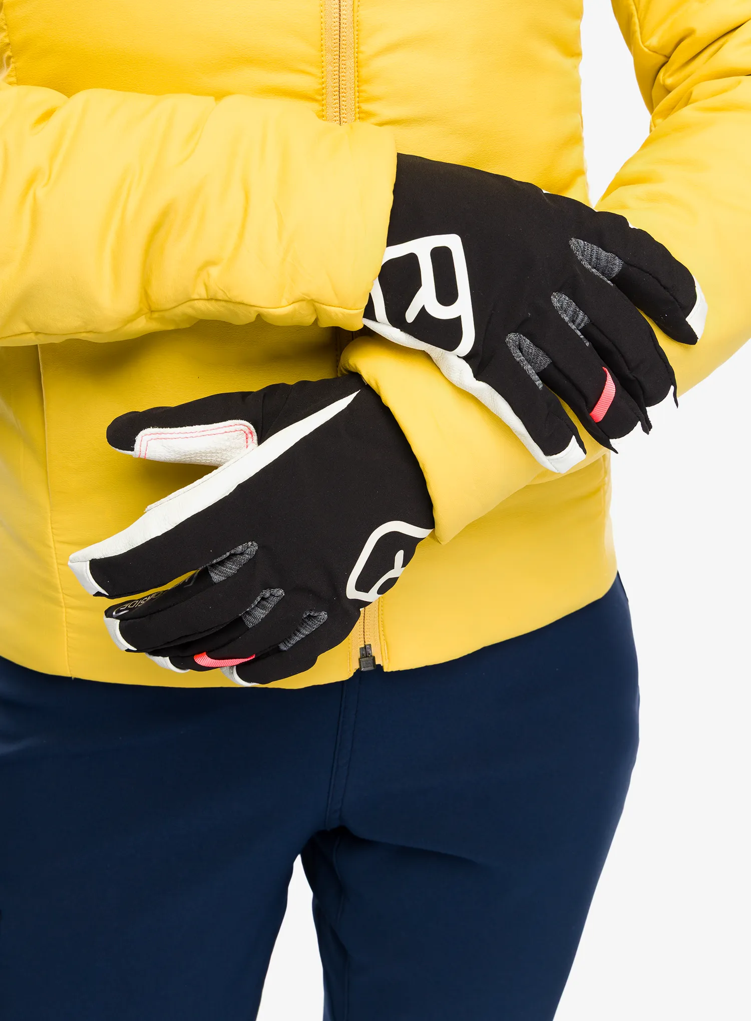 Mănuși femei Ortovox Tour Glove - black raven