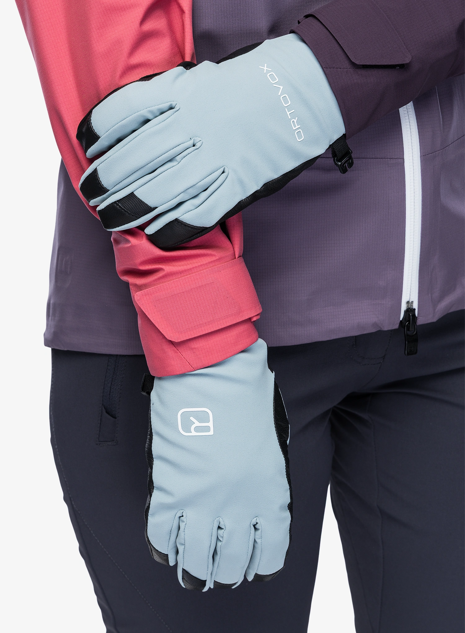 Mănuși femei Ortovox Tour Glove - glacier grey