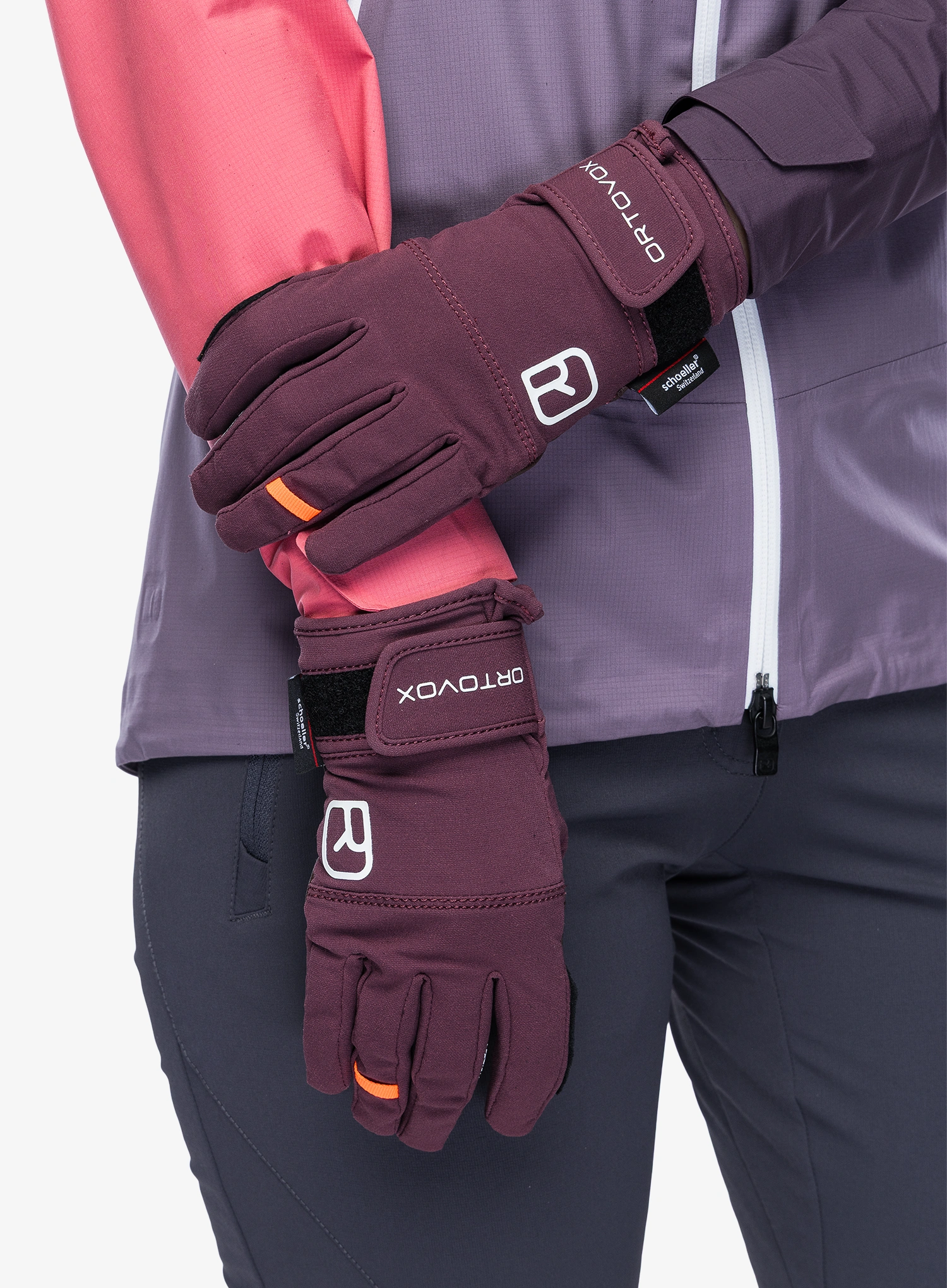Mănuși femei Ortovox Tour Light Glove - winetasting