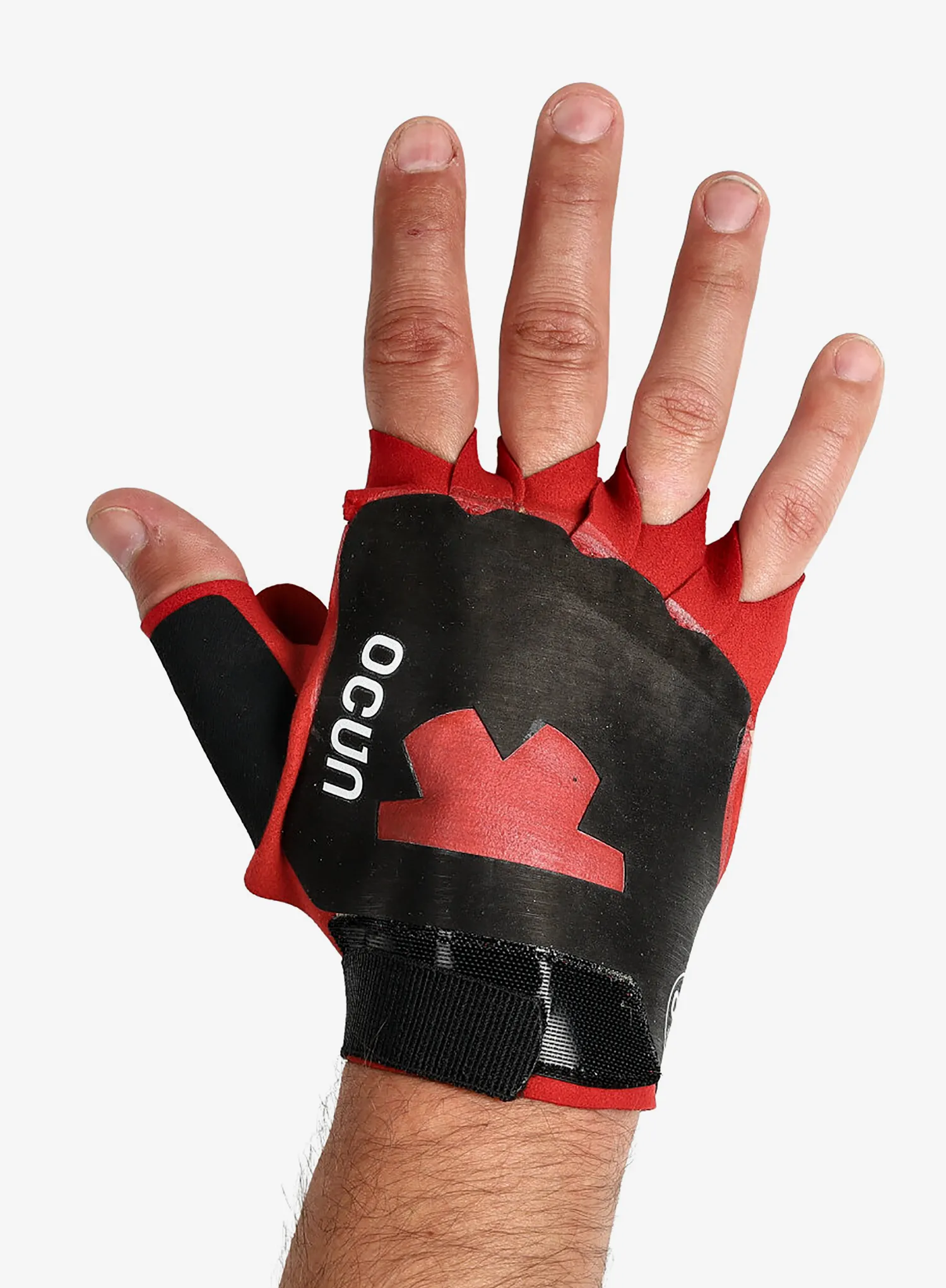Mănuși de cățărat în crăpături Ocun Crack Gloves Pro - red
