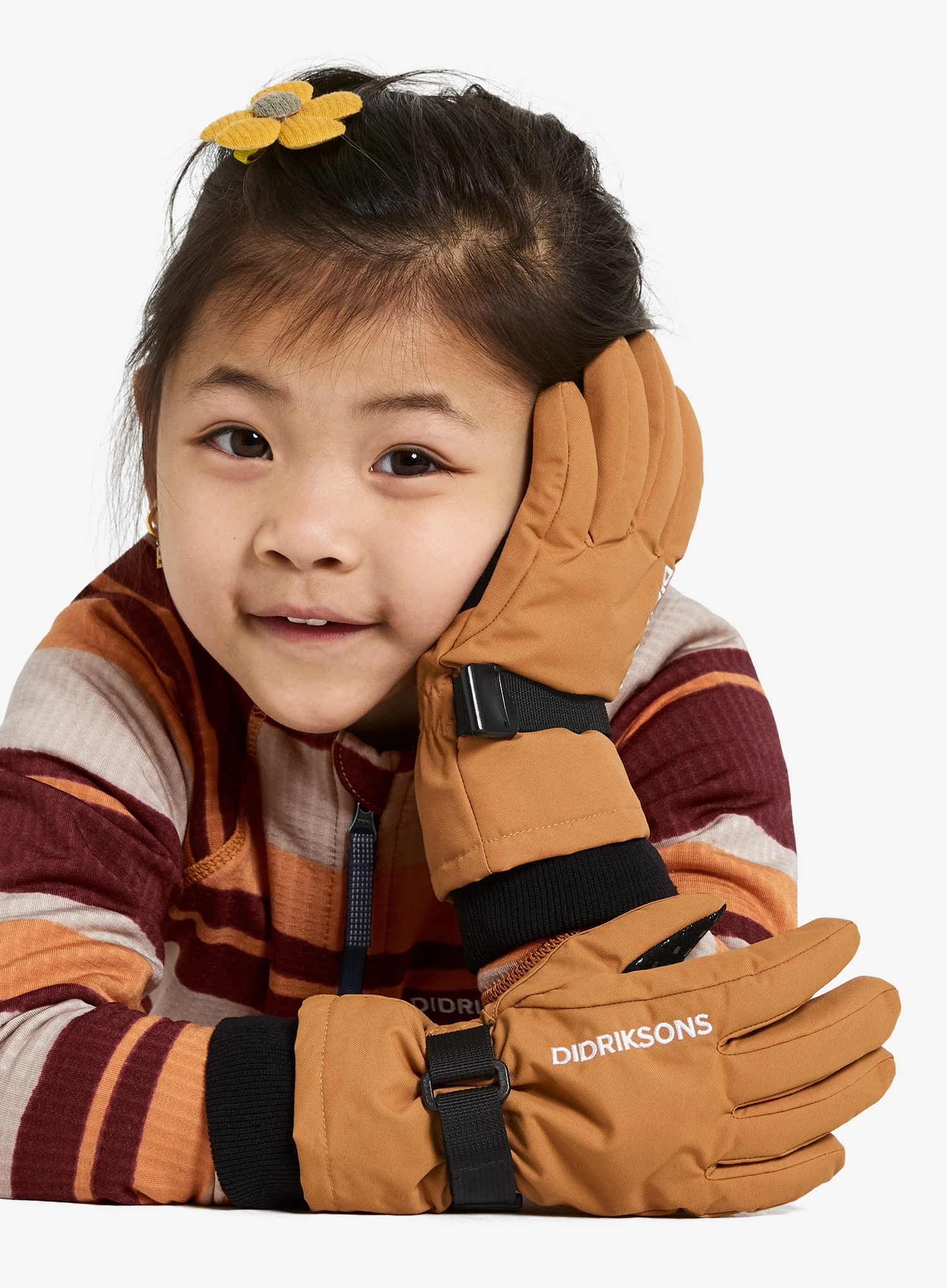 Mănuși pentru copii Didriksons Biggles Gloves 3 - almond tree