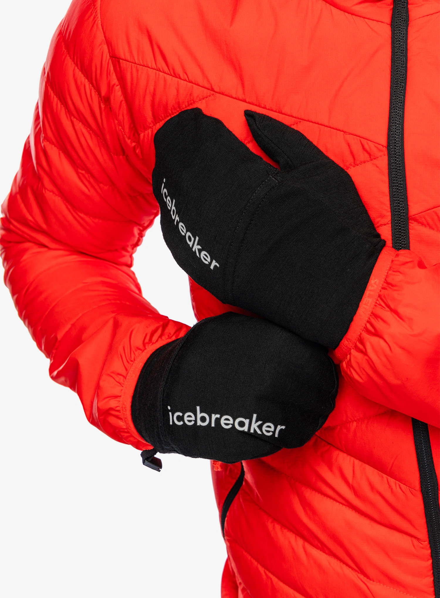 Mănuși Icebreaker Merino Sierra Convertible Mitten - black