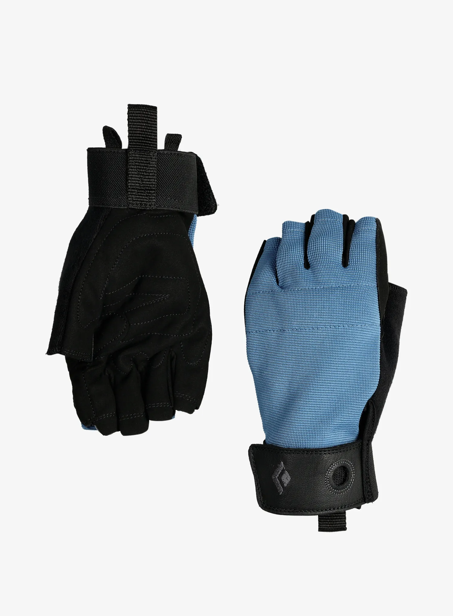 Mănuși alpinism Black Diamond Crag Half-Finger Gloves - astral blue