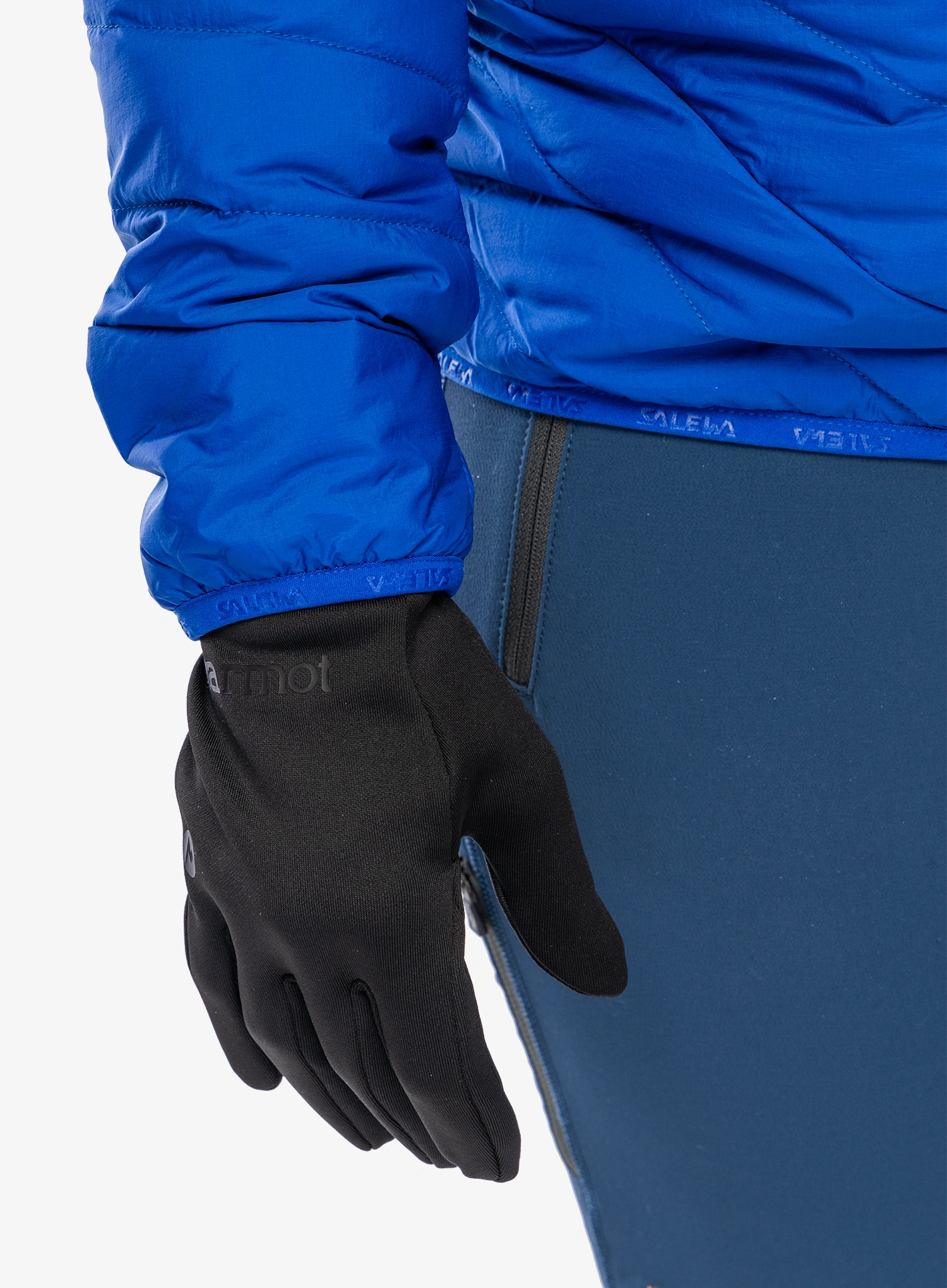 Mănuși fleece Marmot Connect Liner Glove - black