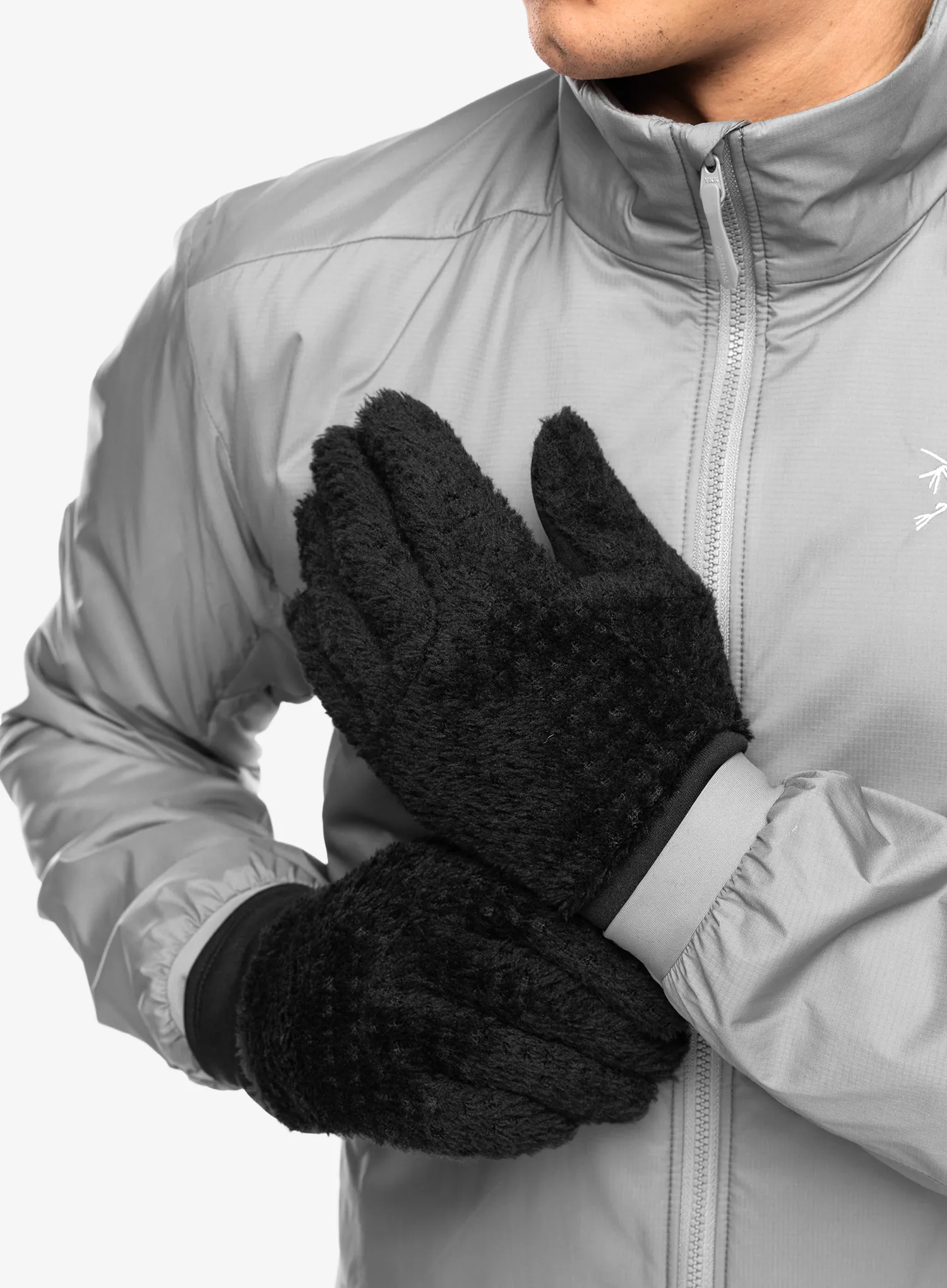 Mănuși fleece Norrona 29 Highloft Gloves - caviar