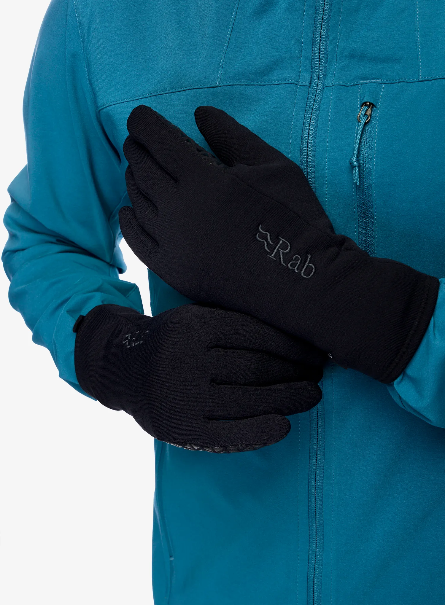 Mănuși Rab Power Stretch Contact Grip Glove - black