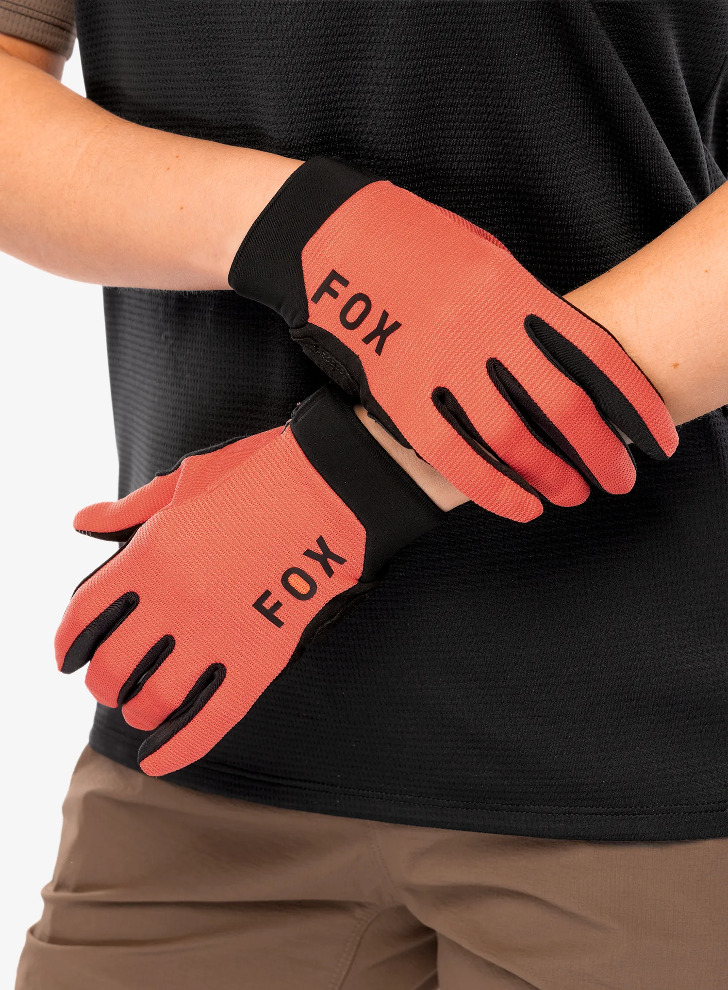 Mănuși ciclism femei Fox Ranger Glove Gel - salmon