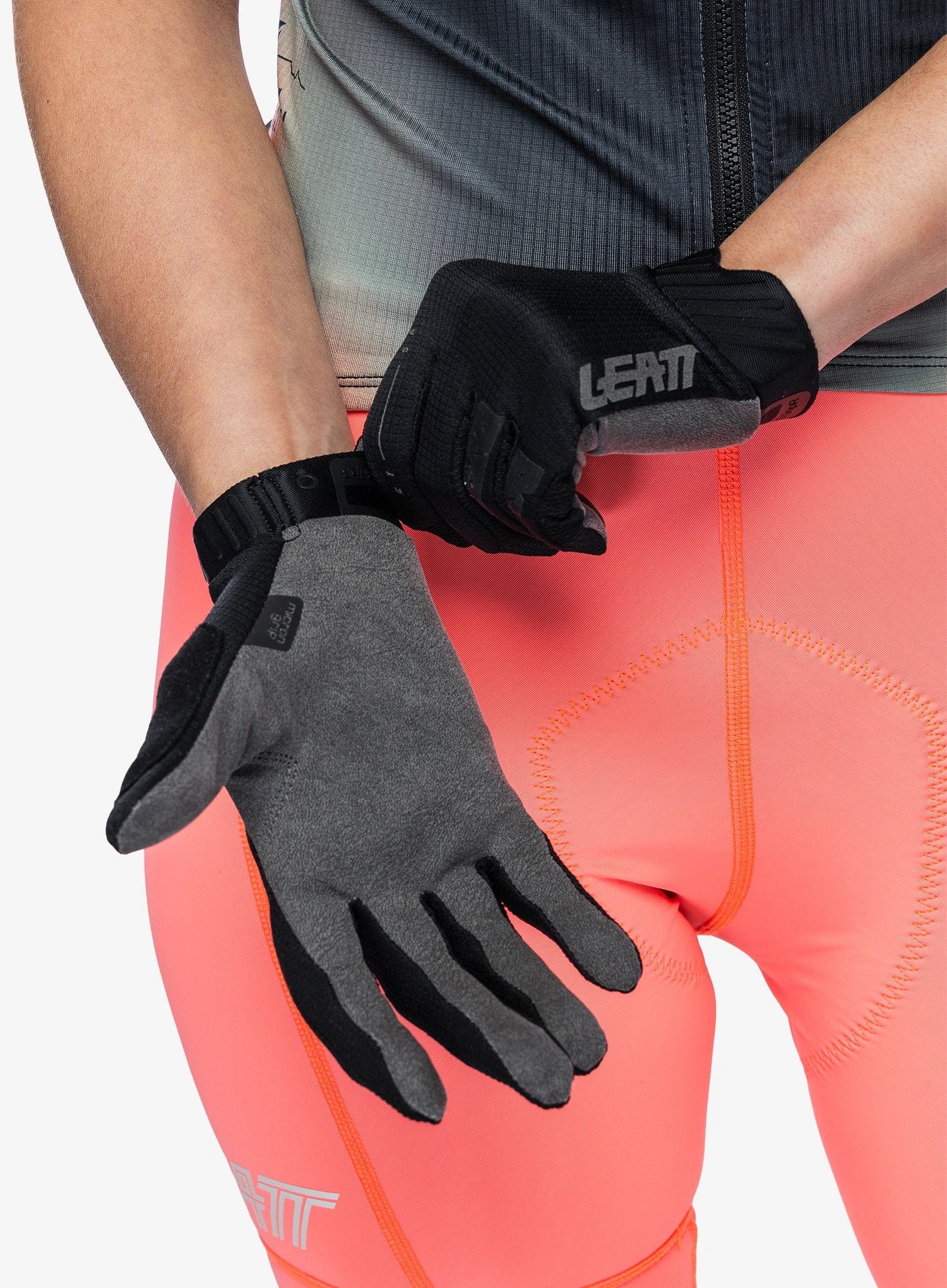 Mănuși ciclism femei Leatt Glove MTB 1.0 GripR - stealth