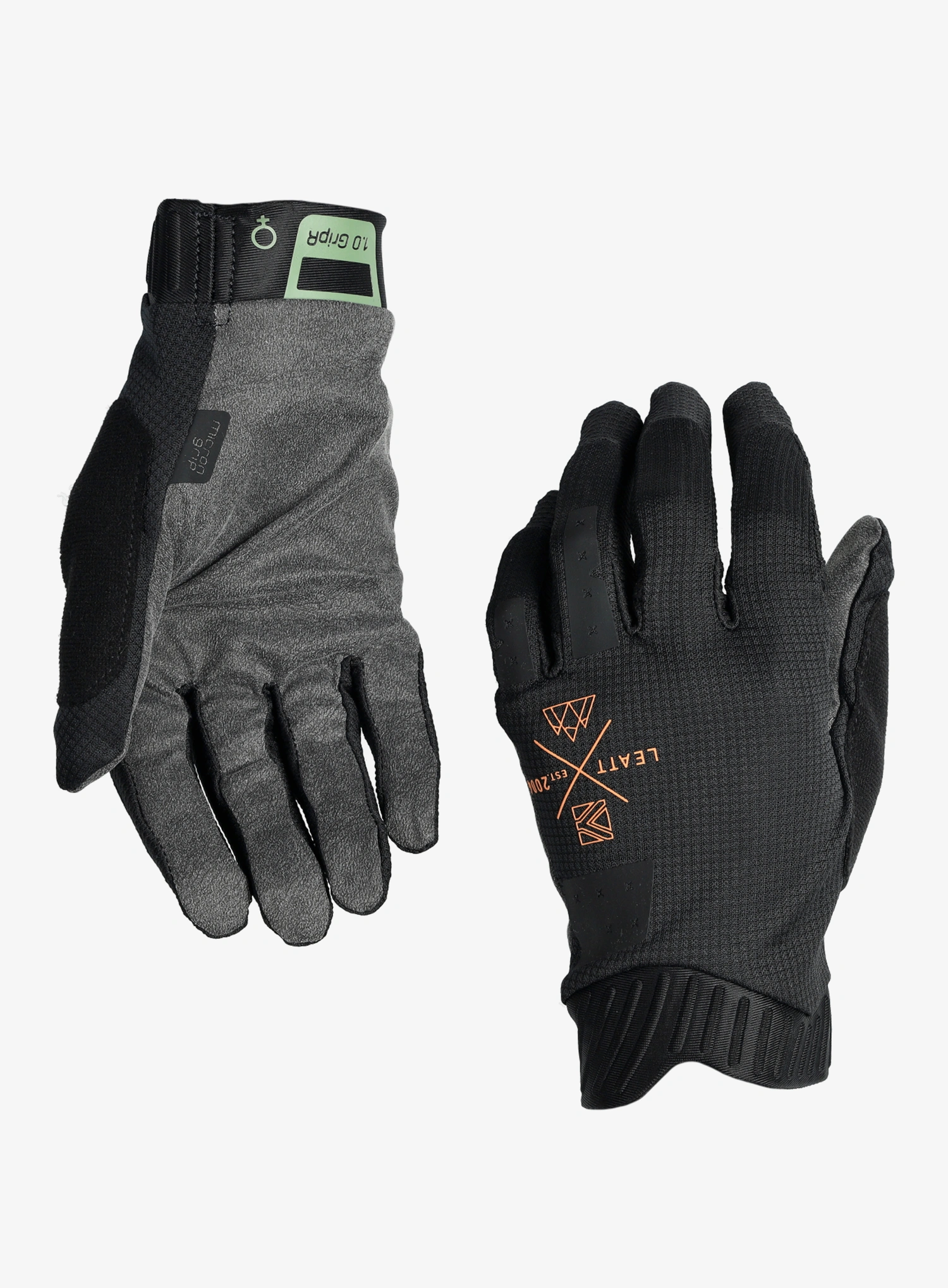 Mănuși ciclism femei Leatt Glove MTB 1.0 GripR - stealth/stealth