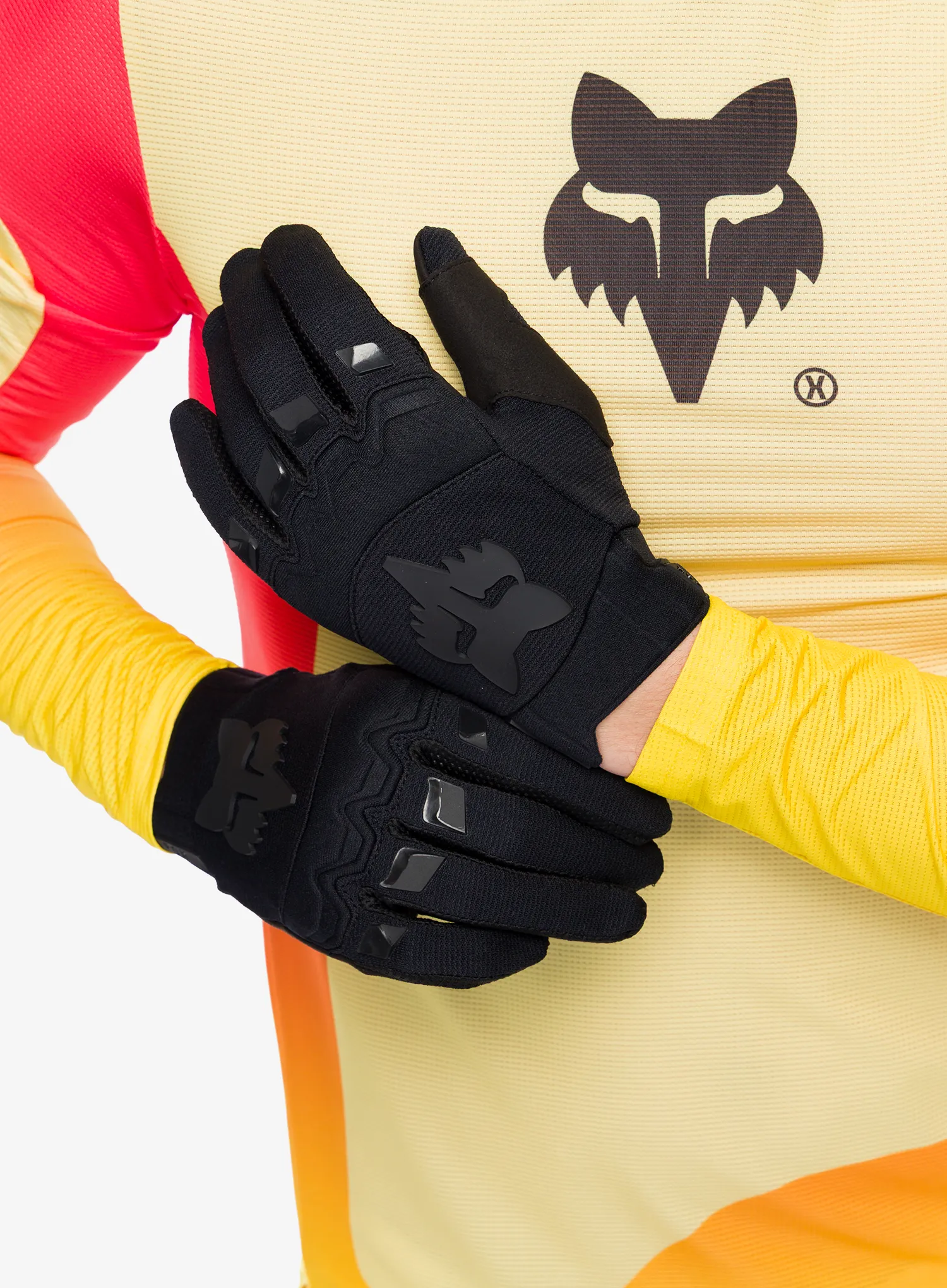 Mănuși ciclism Fox Dirtpaw Glove - black/black