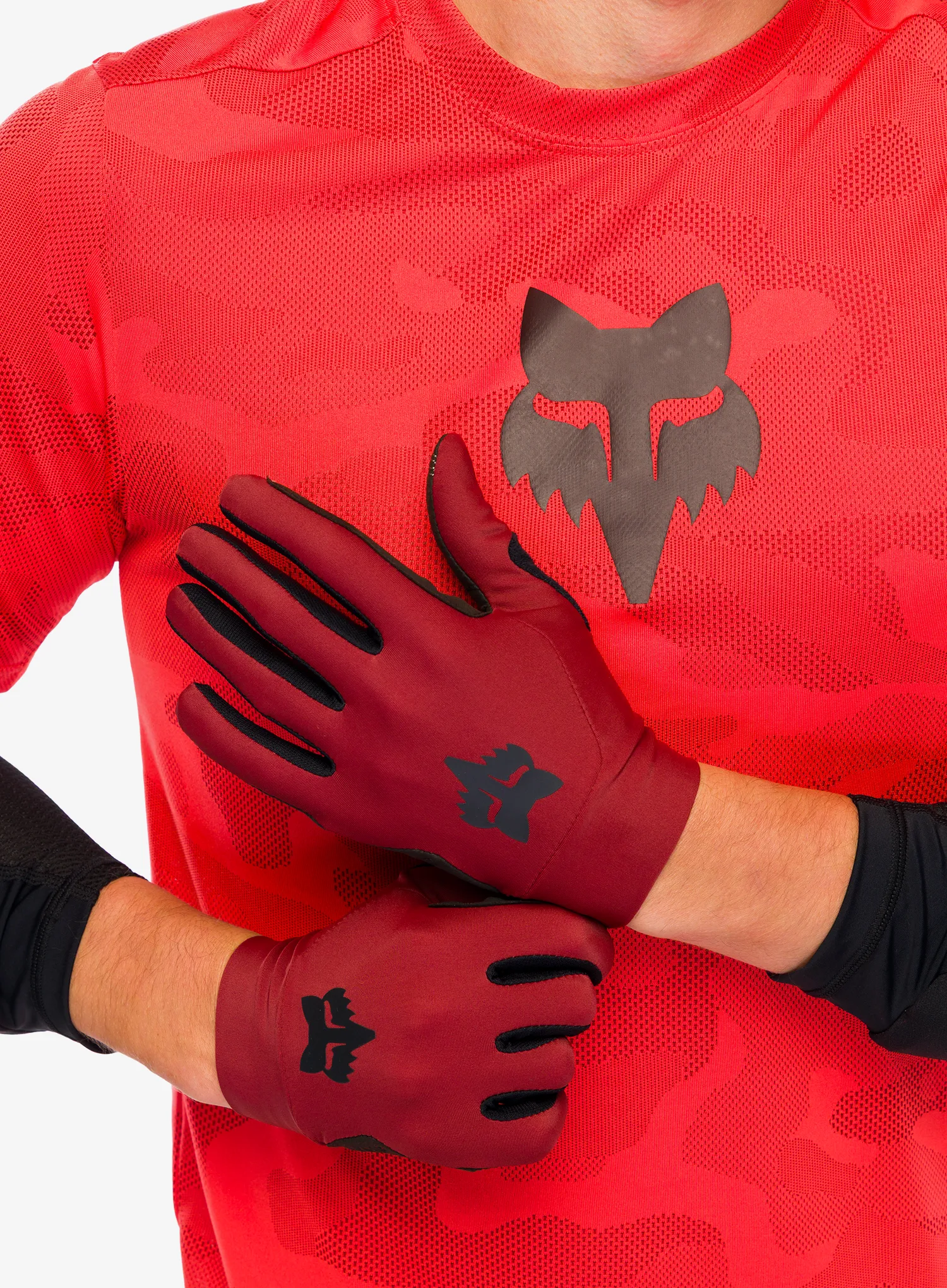 Mănuși ciclism Fox Flexair Glove - rust
