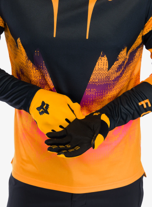 Mănuși ciclism Fox Flexair Glove - tangerine