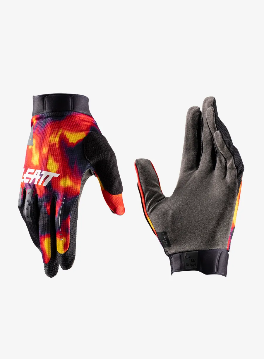 Mănuși ciclism Leatt Glove MTB 1.0 GripR - heatmap red