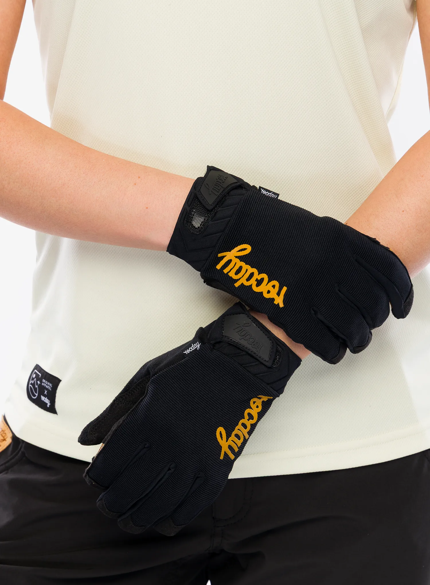 Mănuși ciclism Rocday Evo Race - black/yellow