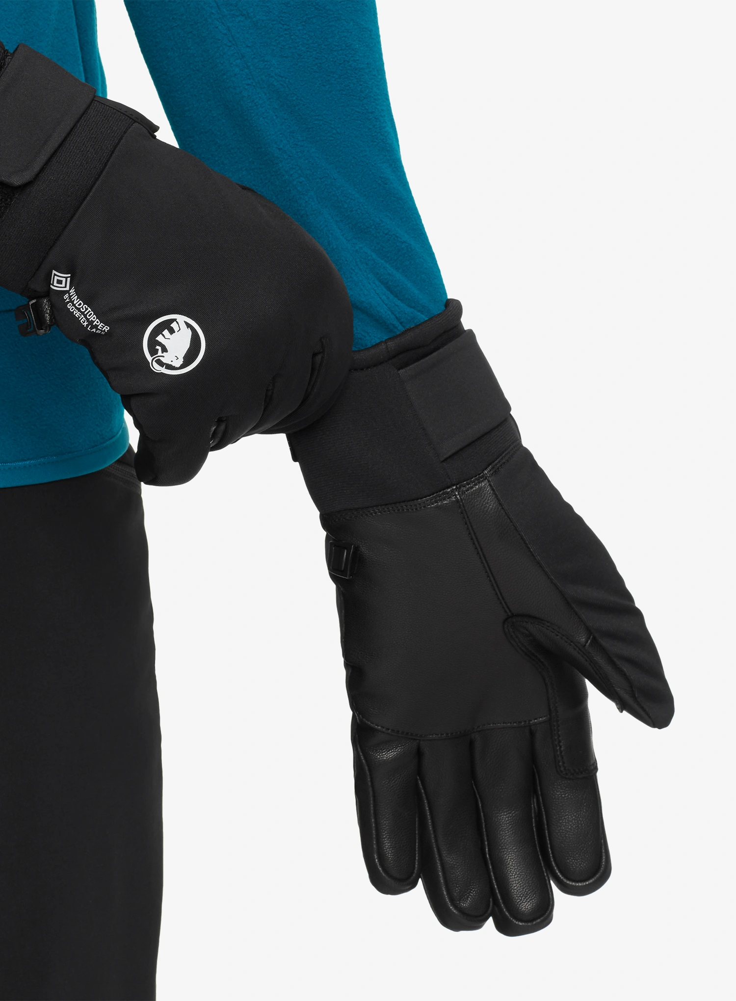 Mănuși softshell Mammut Astro Guide SO Glove - black