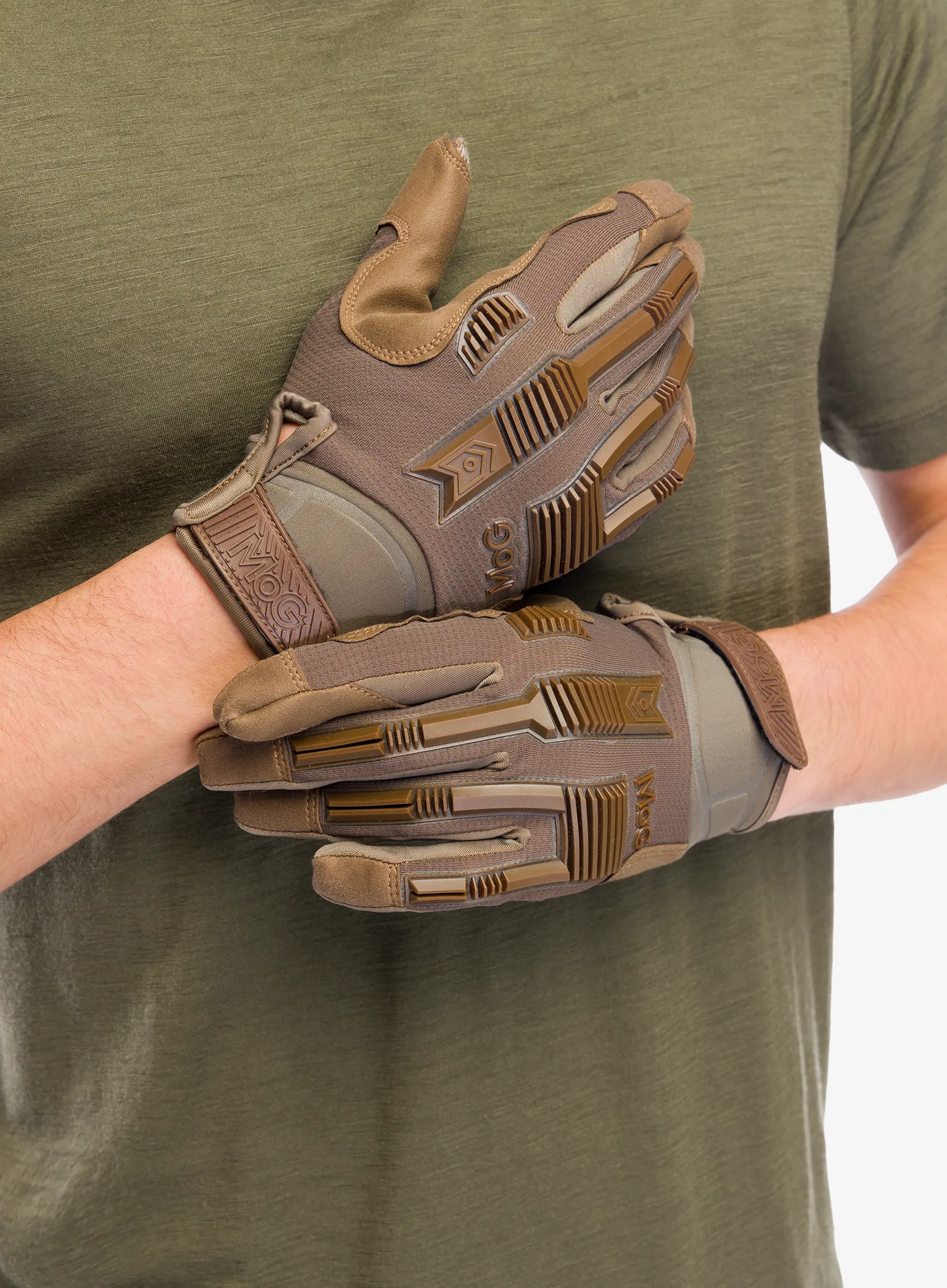 Manusi tactice MoG Target High Abrasion ErgoShield - coyote brown