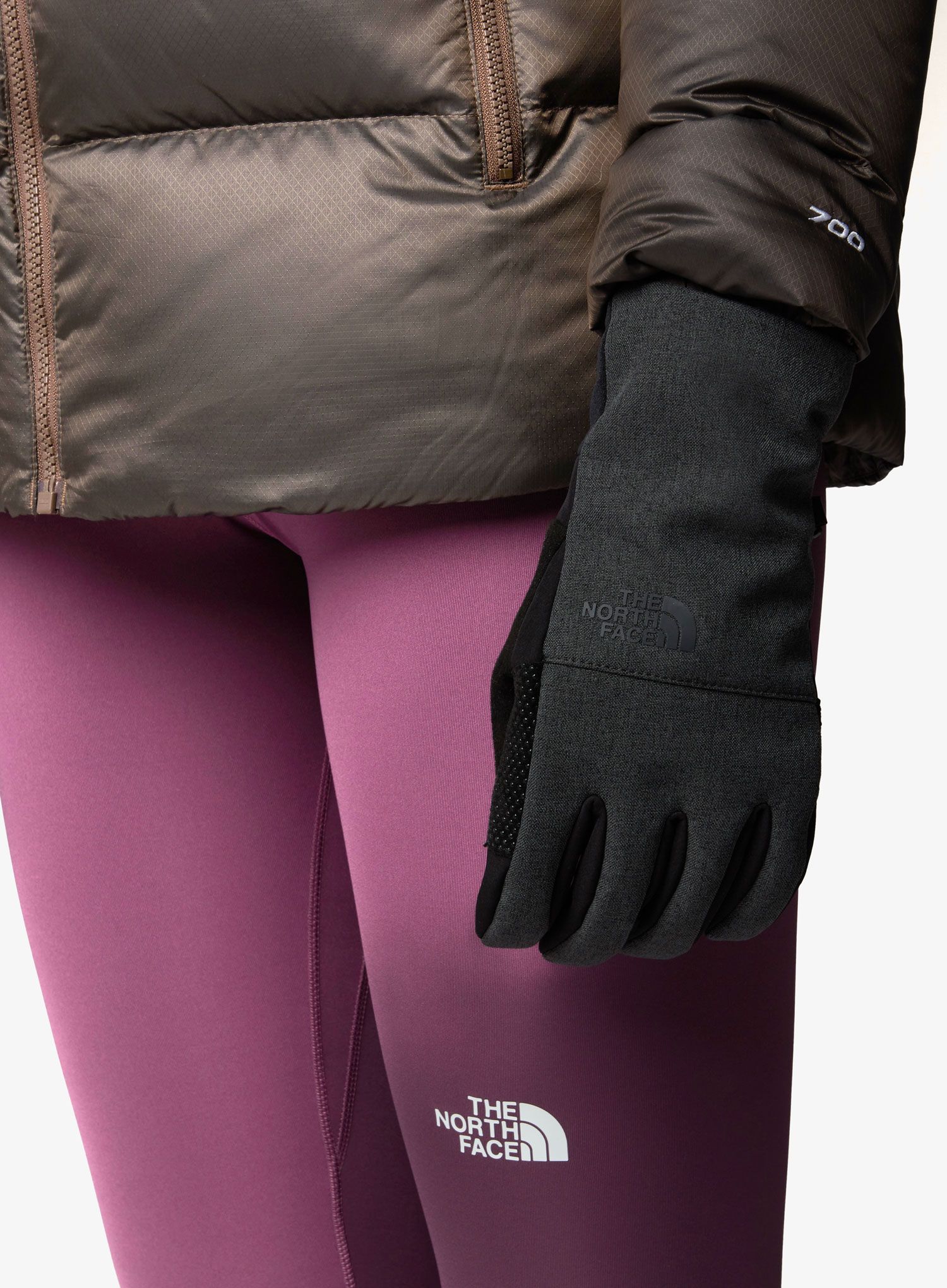 Manusi munte femei The North Face Apex Etip Glove - tnf dark grey heather