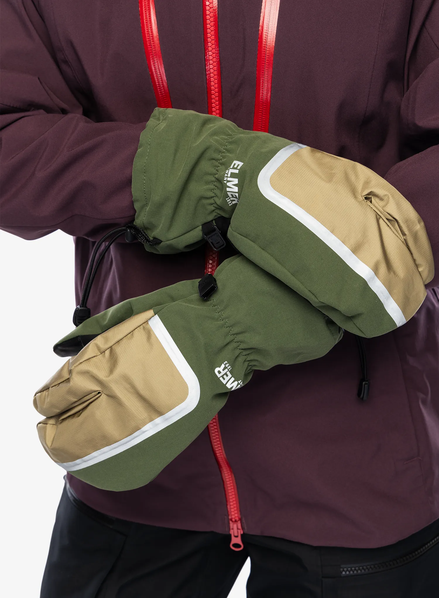Manusi rezistente la vant Elmer EM510 Windproof Over Trigger Mitten - khaki