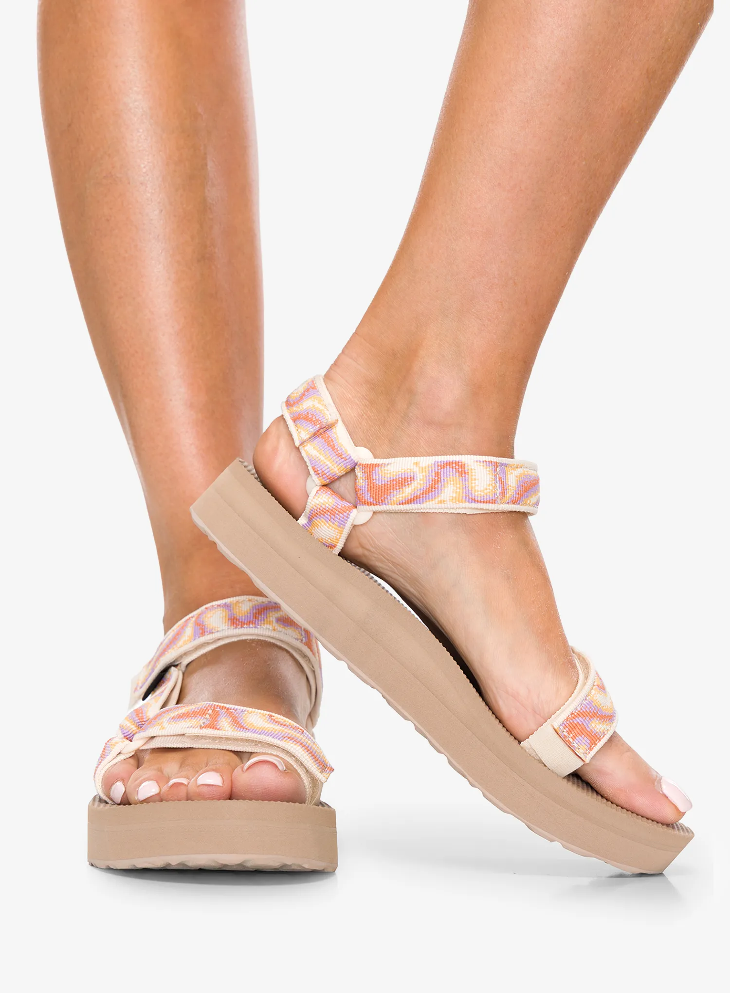 Sandale femei Teva Midform Universal - neon fade coconut