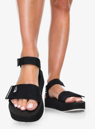 Sandale femei The North Face Skeena Platform - tnf black/white dune