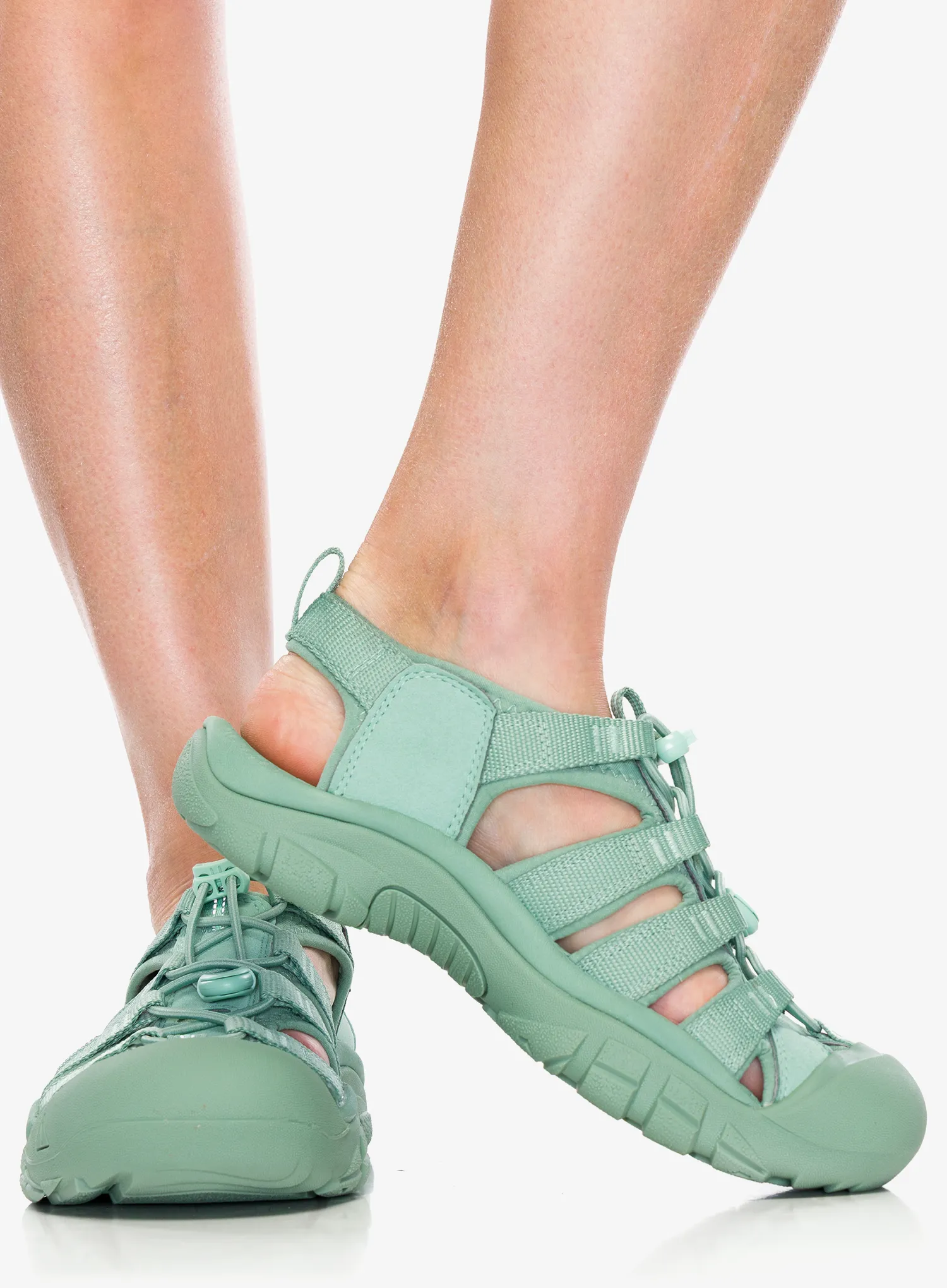 Sandale trekking femei Keen Newport H2 - monochrome/granite green