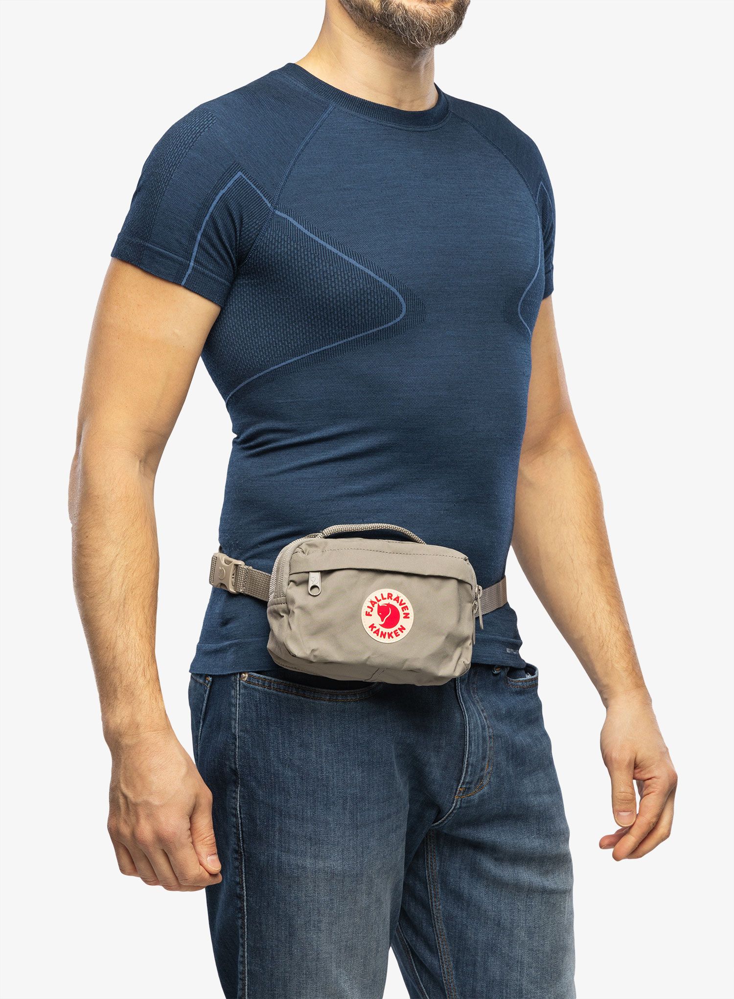 Borsetă Fjallraven Kanken Hip Pack - fog