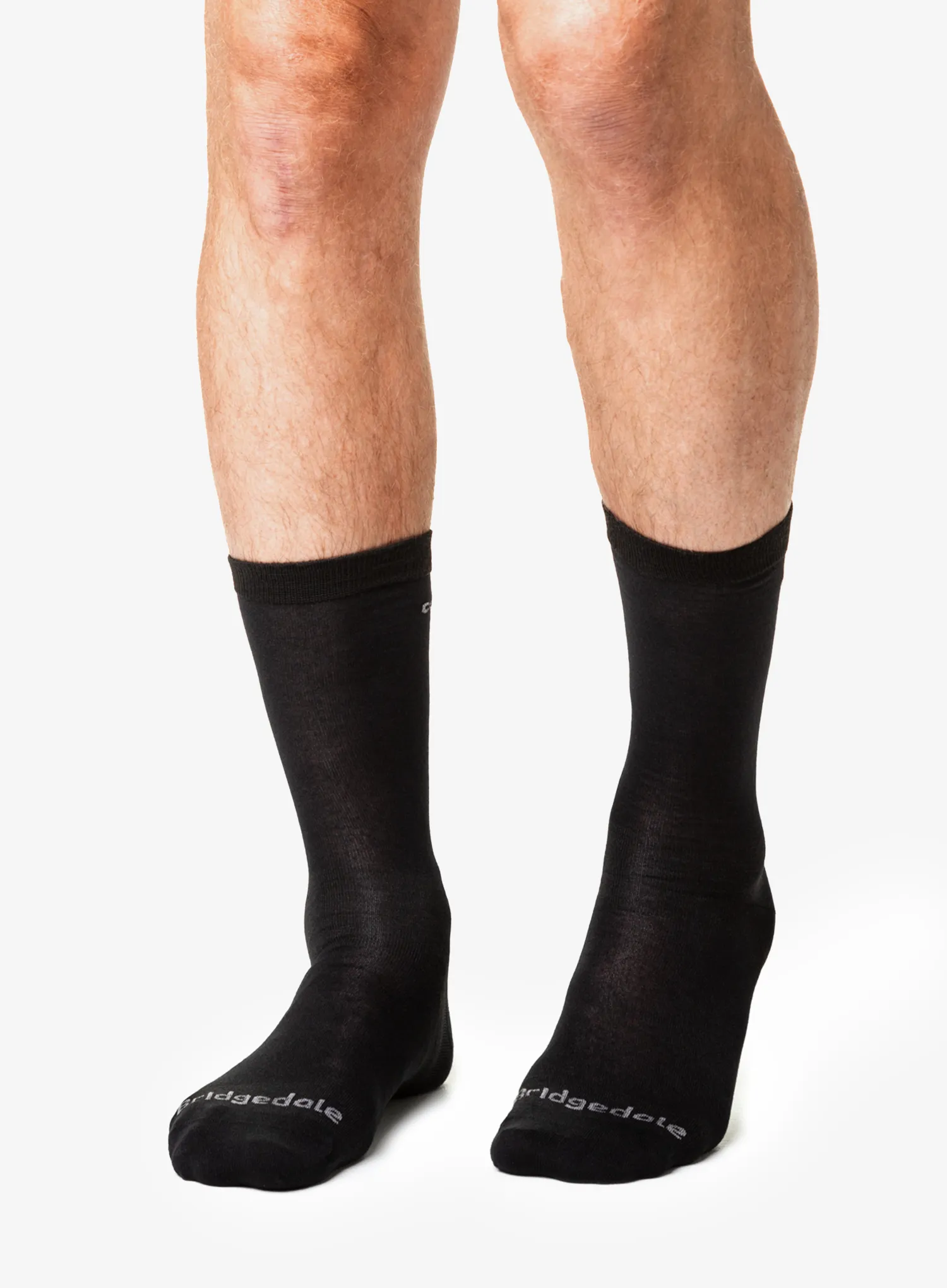 Șosete Bridgedale Base Layer Coolmax Liner Boot - 2 pack - black